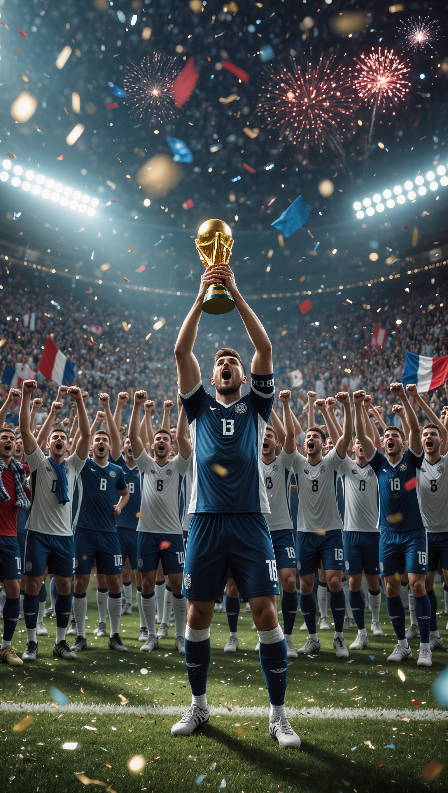 Kling AI work 313778919663439 - trophy celebration AI image
