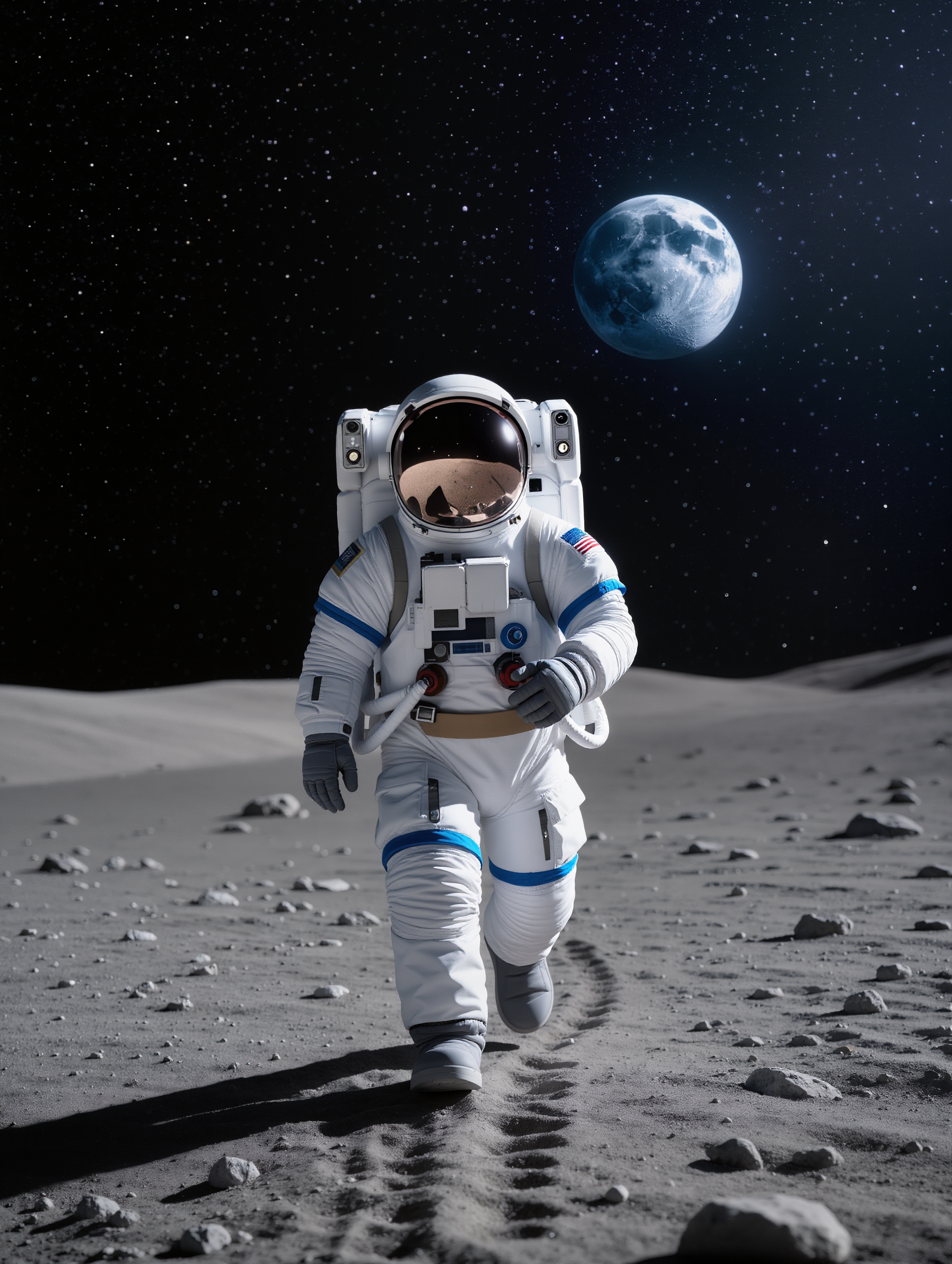Kling AI work 313126935663954 - animated astronaut AI image