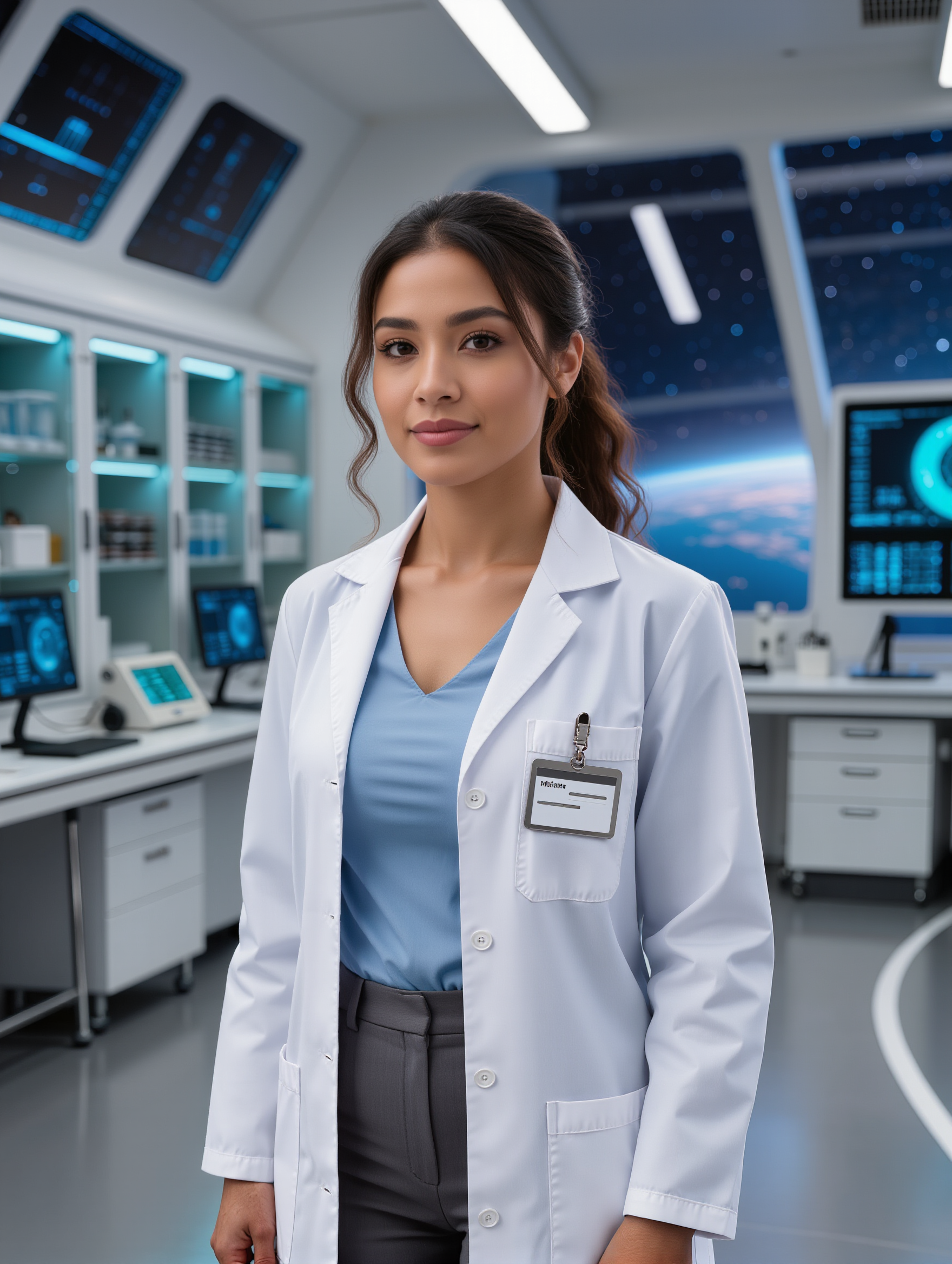Evelyn “Evie” Santos. - whisk google lab AI image
