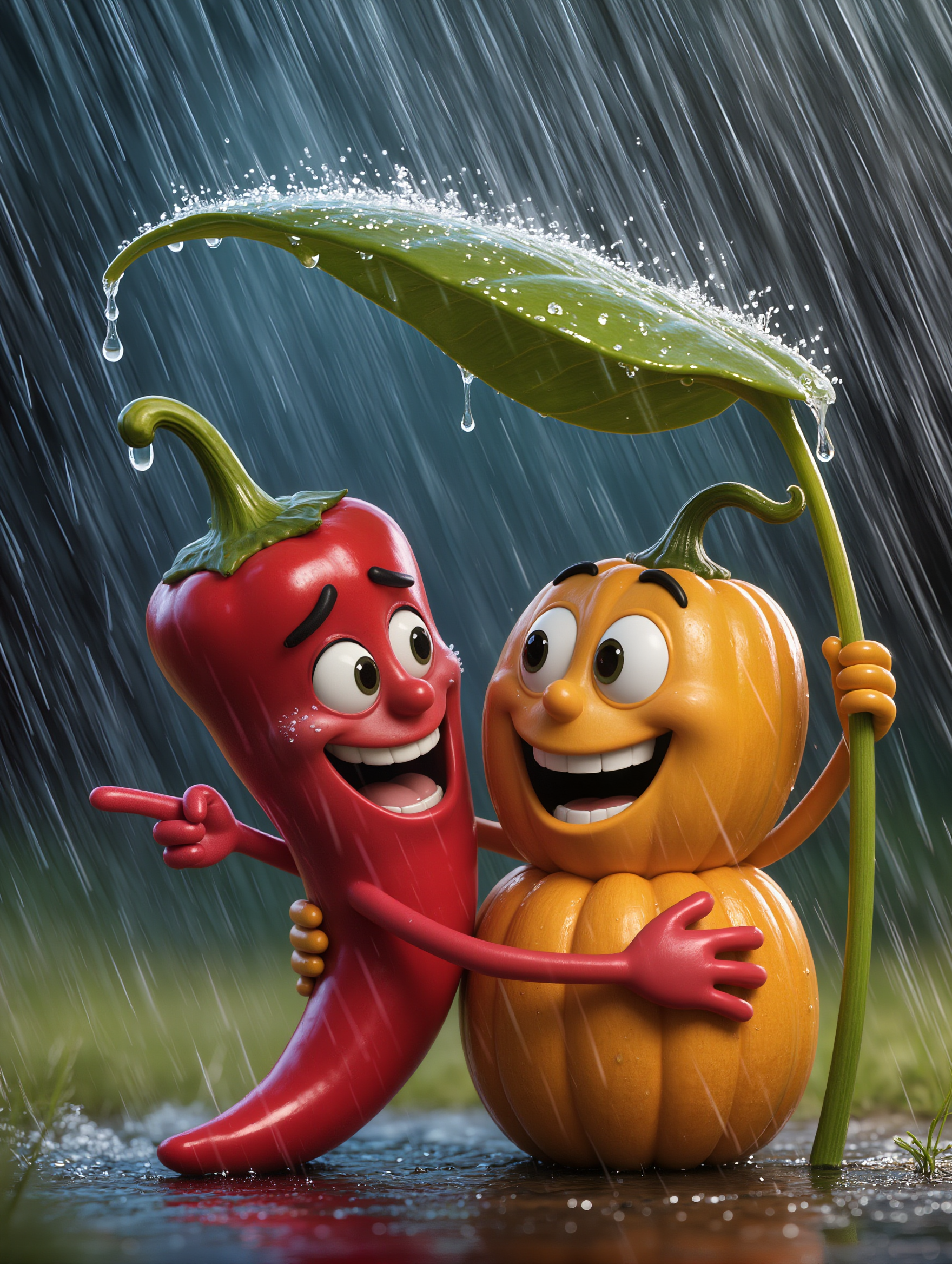 Kling AI work 315572436665853 - cartoon hug AI image