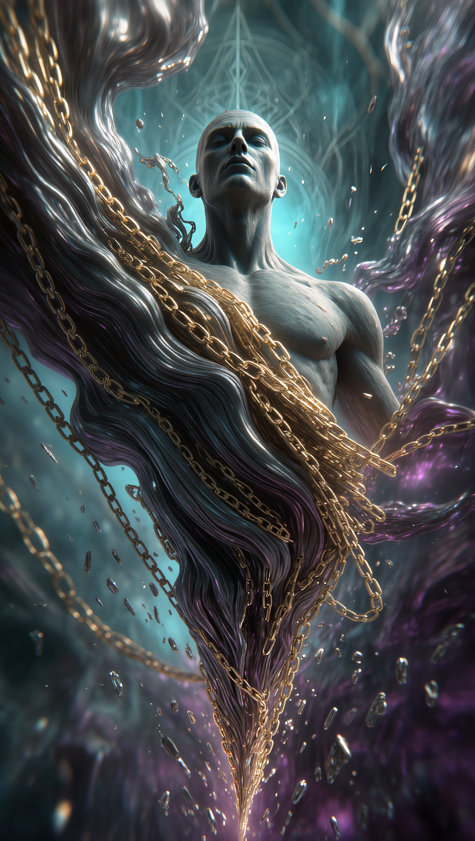 Kling AI work 301003416507995 - artistic flow AI image