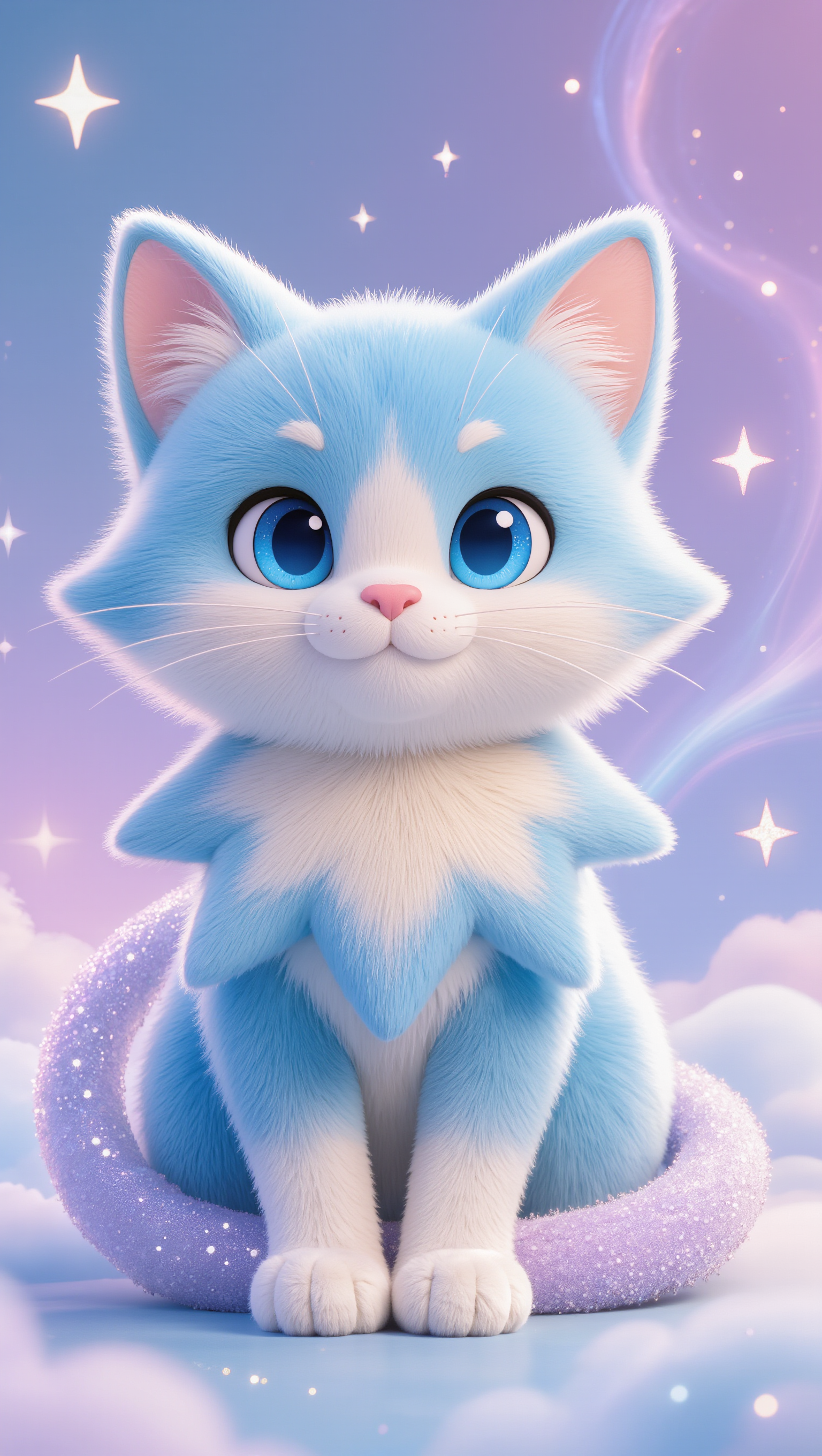 star cat - star style AI image