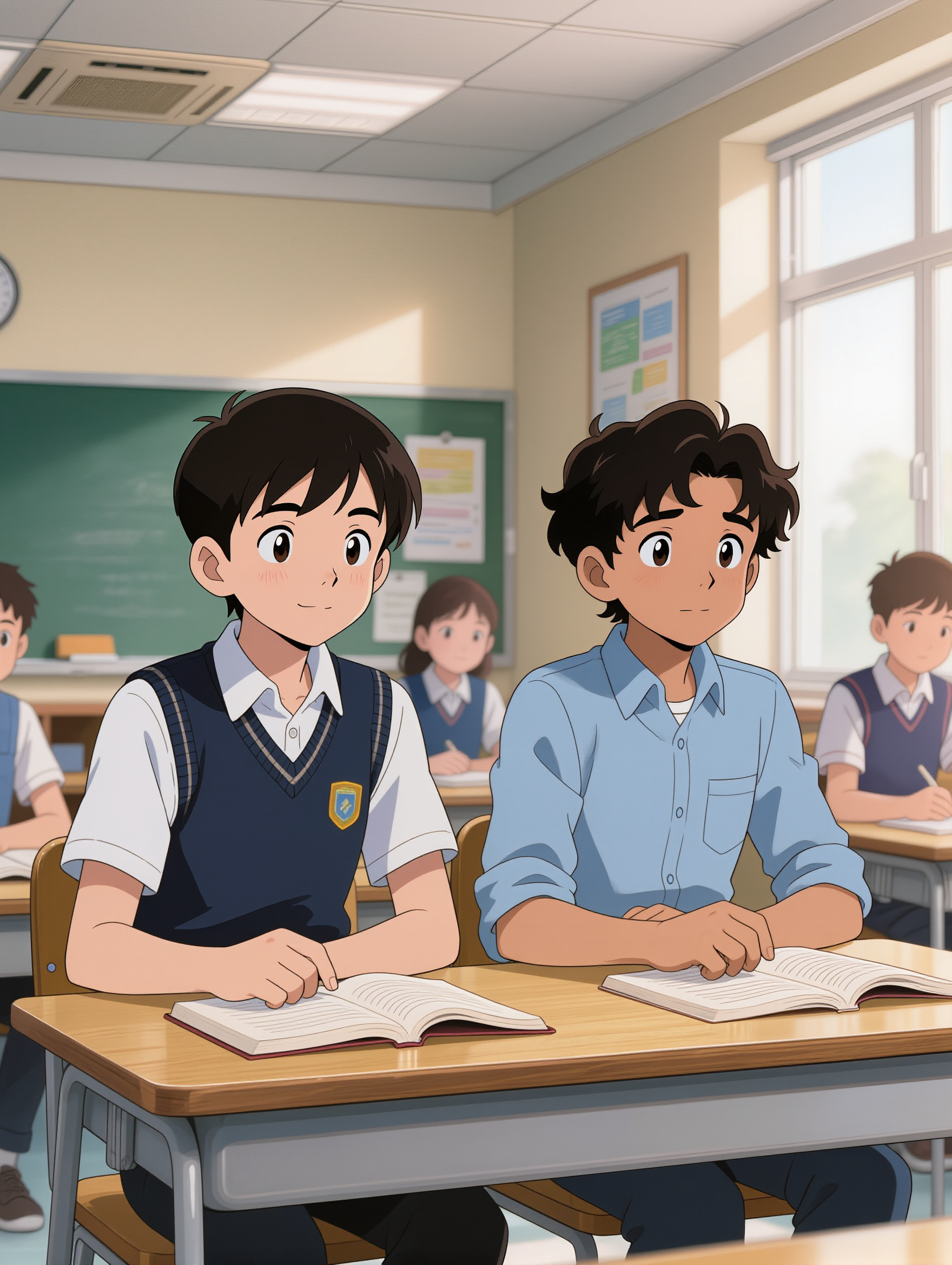 Kling AI work 309259391612860 - anime guy hair AI image