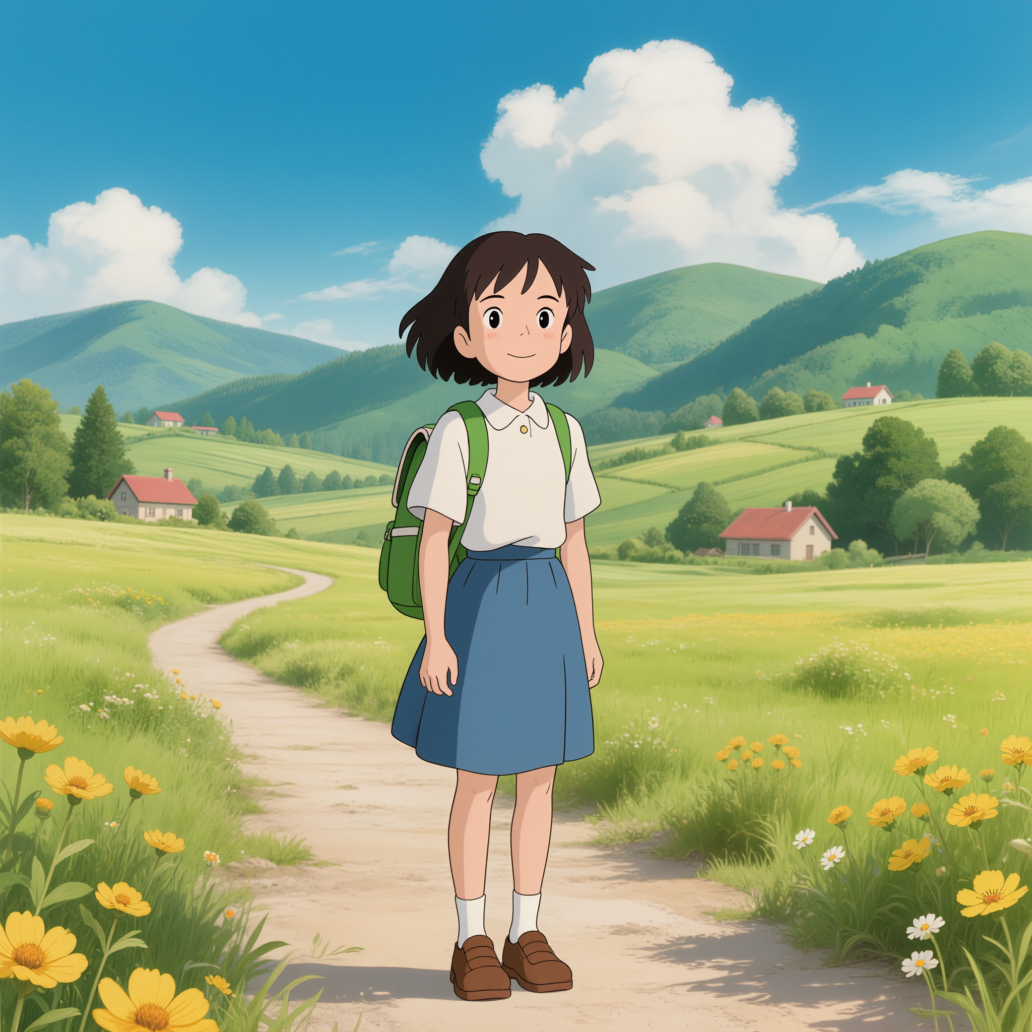 Kling AI work 309879988615142 - artbreeder ghibli AI image
