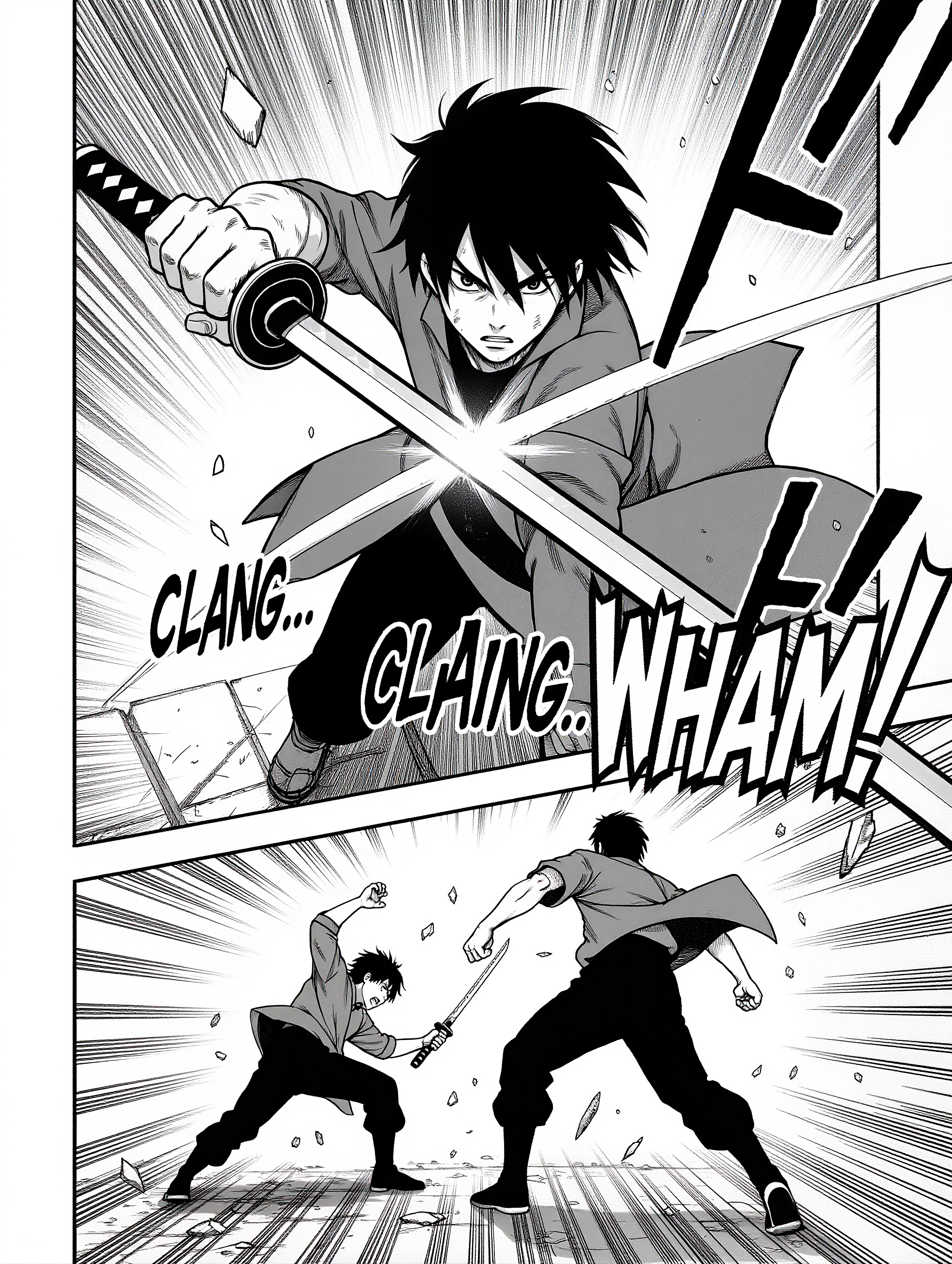 Kling AI work 312737646666153 - how to create a manga AI image