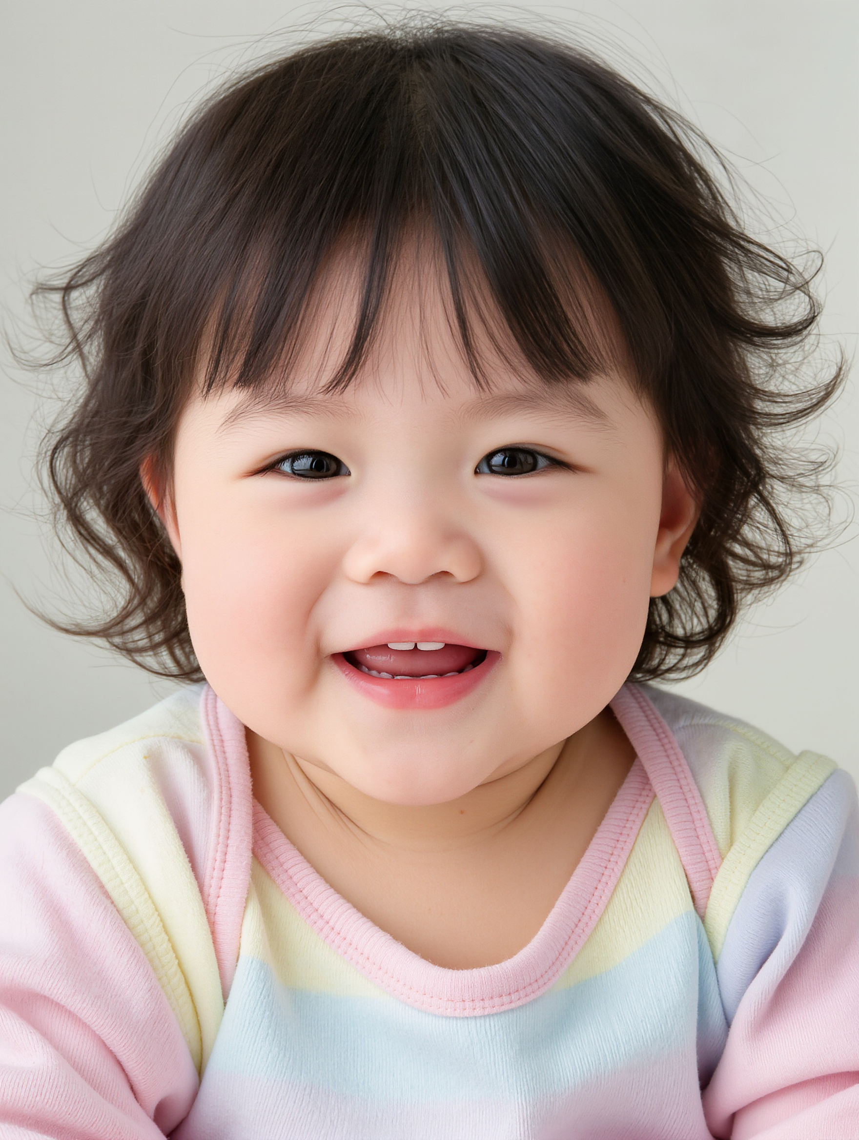 Kling AI work 321643797501148 - asian curly hair AI image