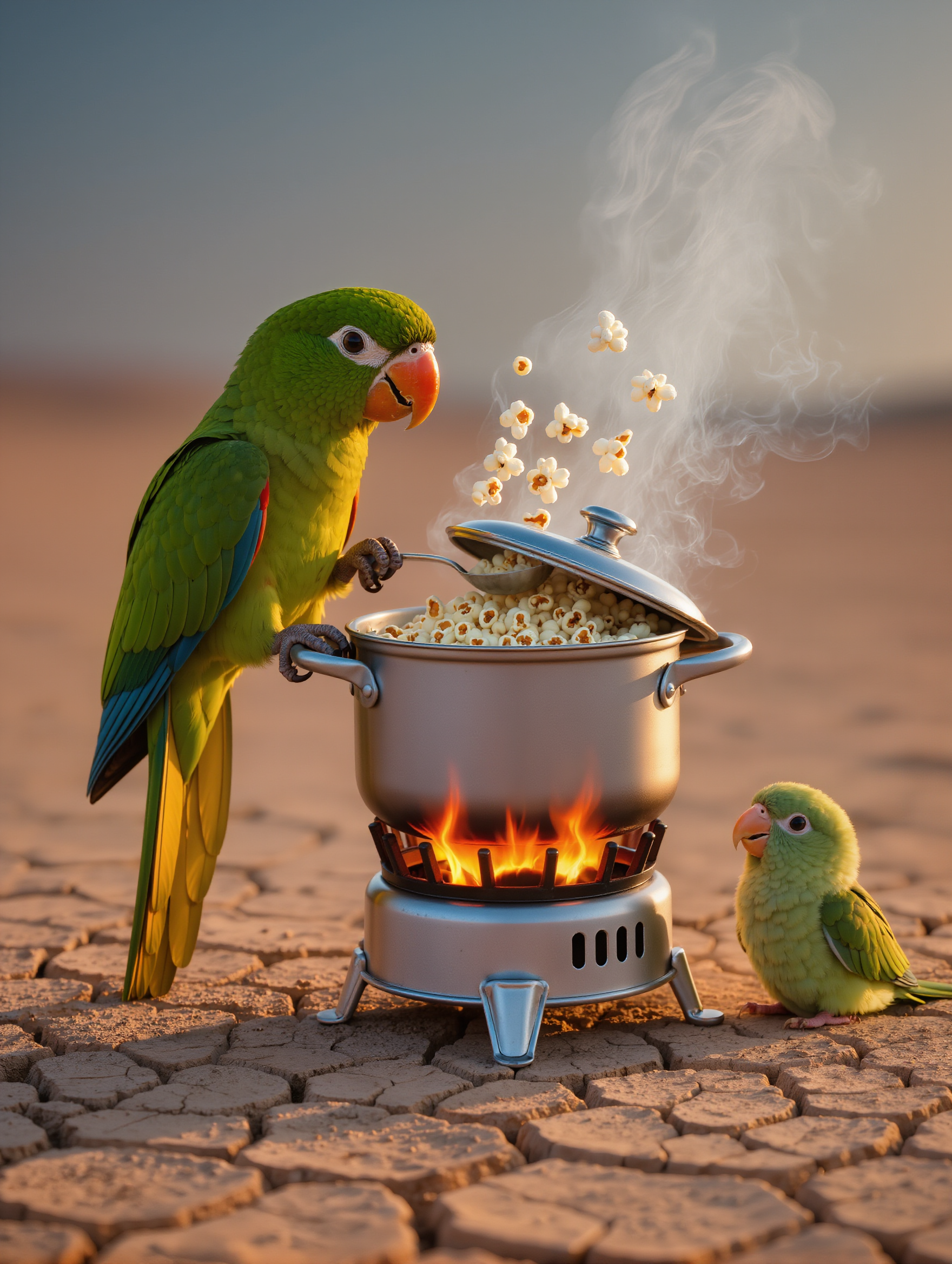Kling AI work 296937105663237 - crack popcorn AI image