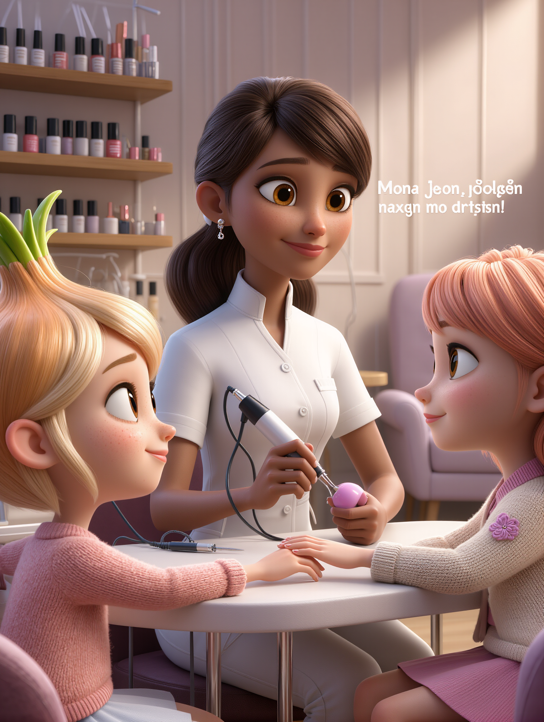 Nail master - nails lip sync AI image