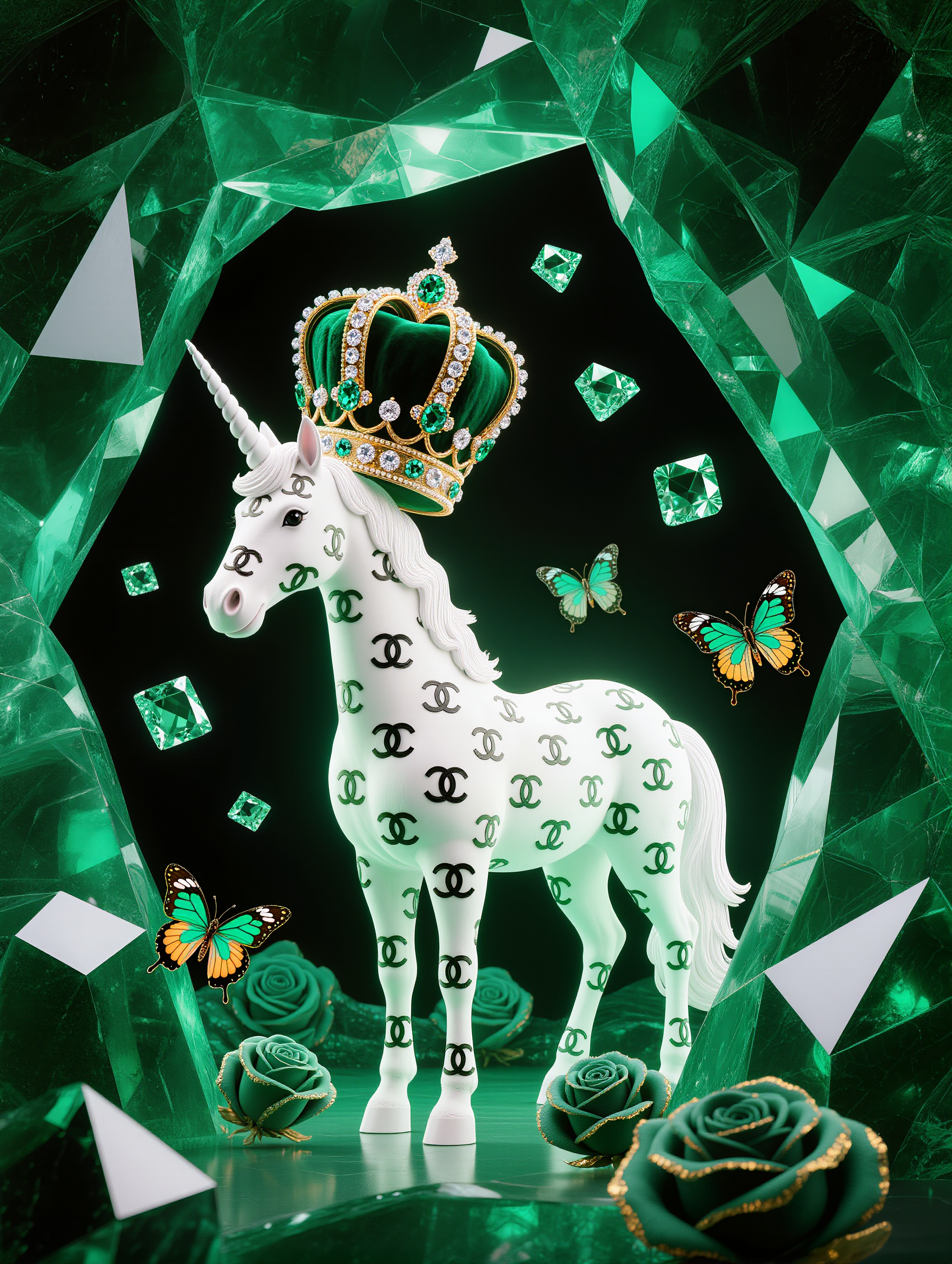Kling AI work 313496645662141 - what is emerald green AI image