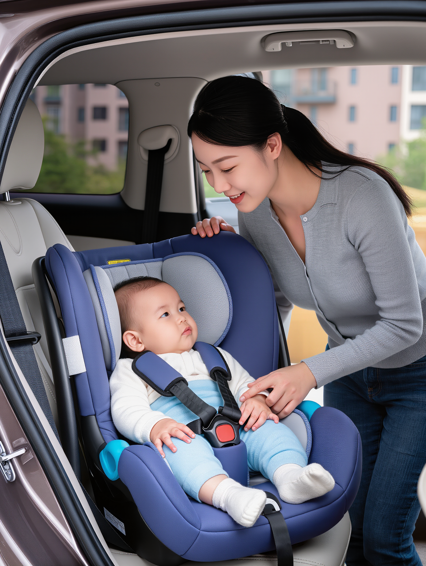 Kling AI work 318216990668231 - leopard print car seat covers AI image