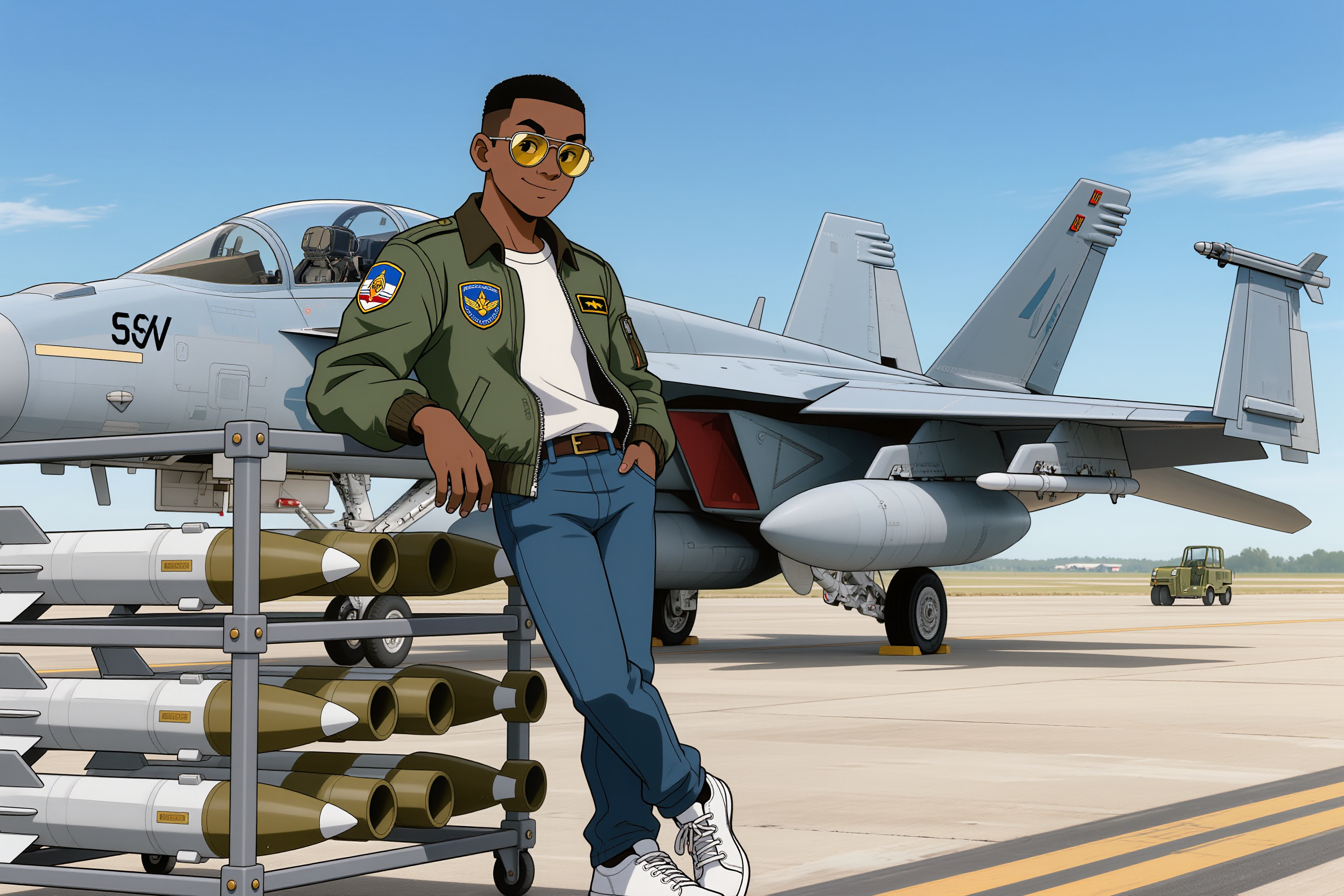 Flyboy - crew cut low fade AI image