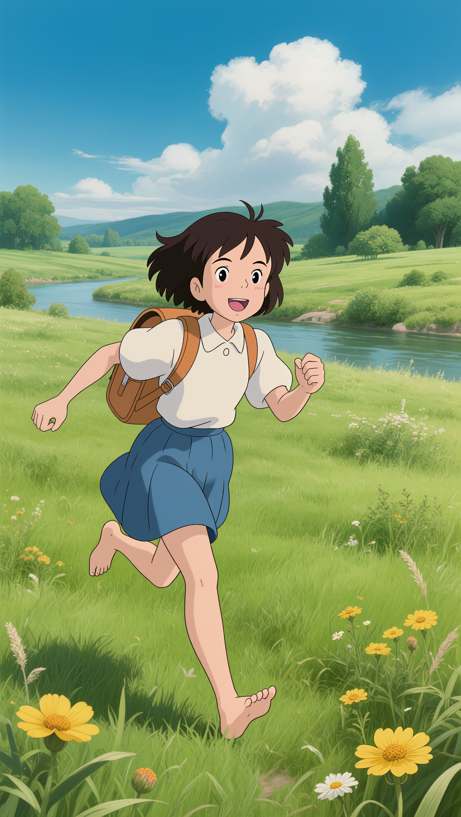Kling AI work 308758456507061 - artbreeder ghibli AI image