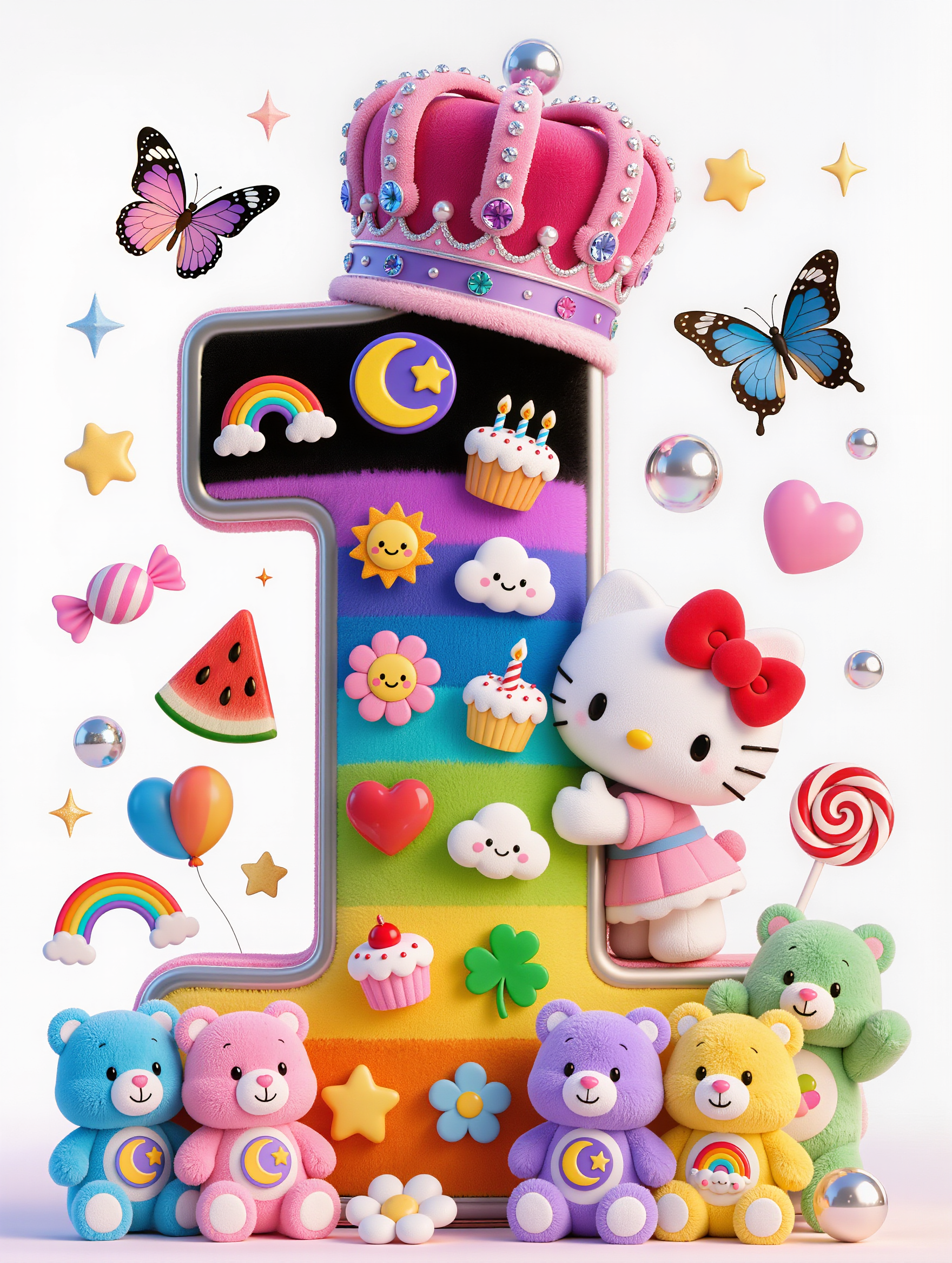 Kling AI work 317795628614206 - oversized big head characters AI image