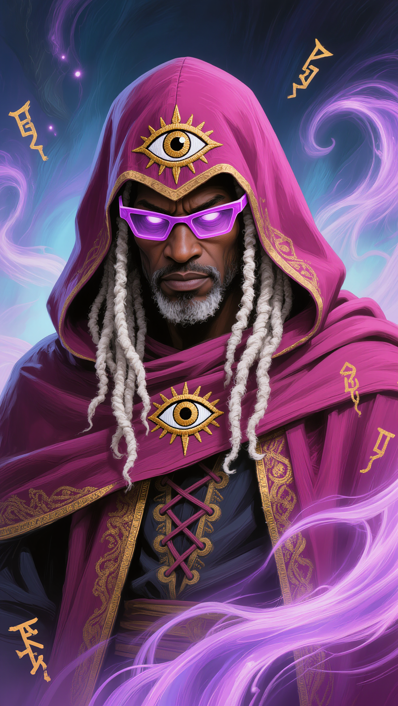 magic the gathered art attempt - magic art AI image