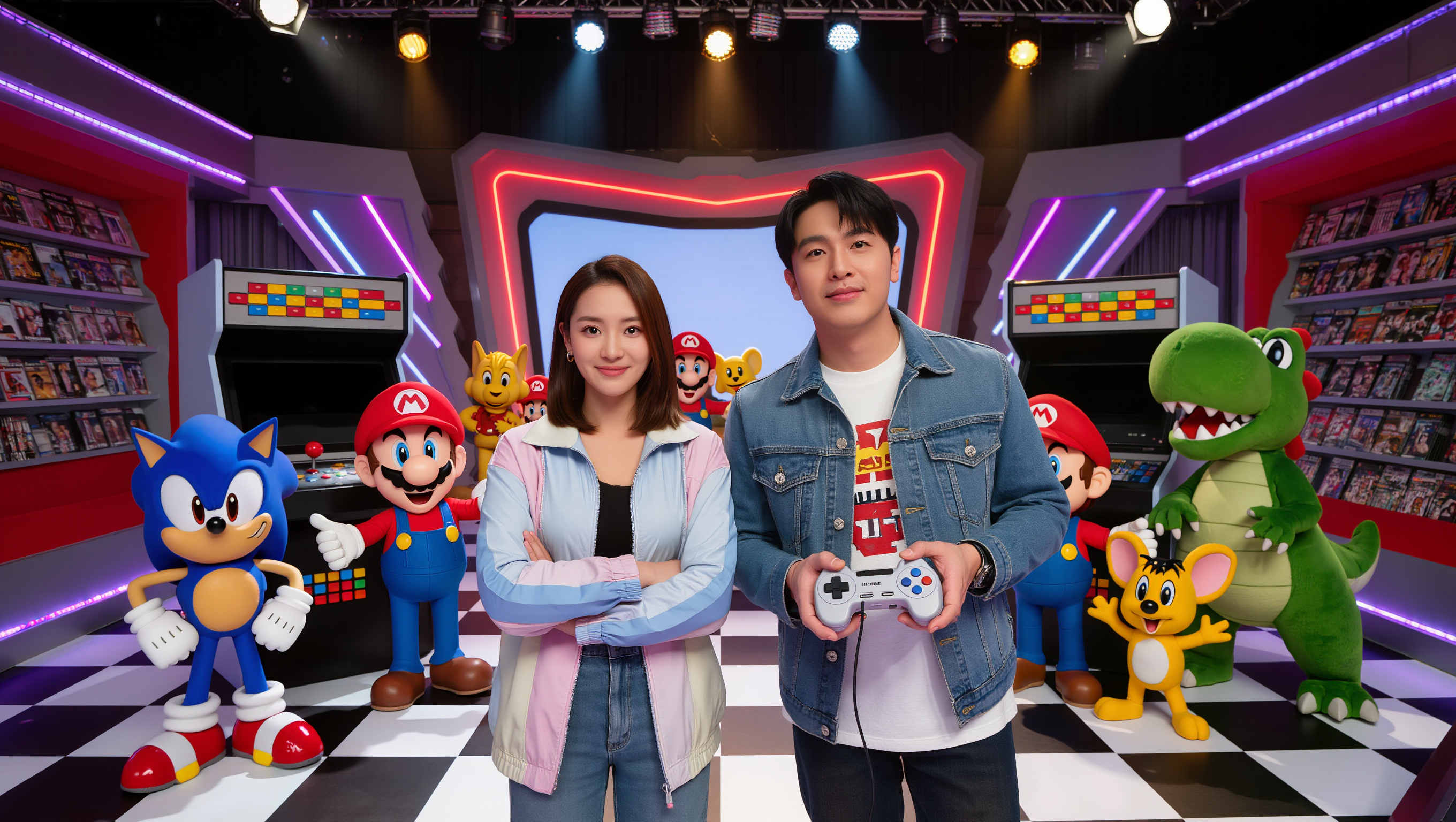 Gaming Top 10! - the studio characters AI image
