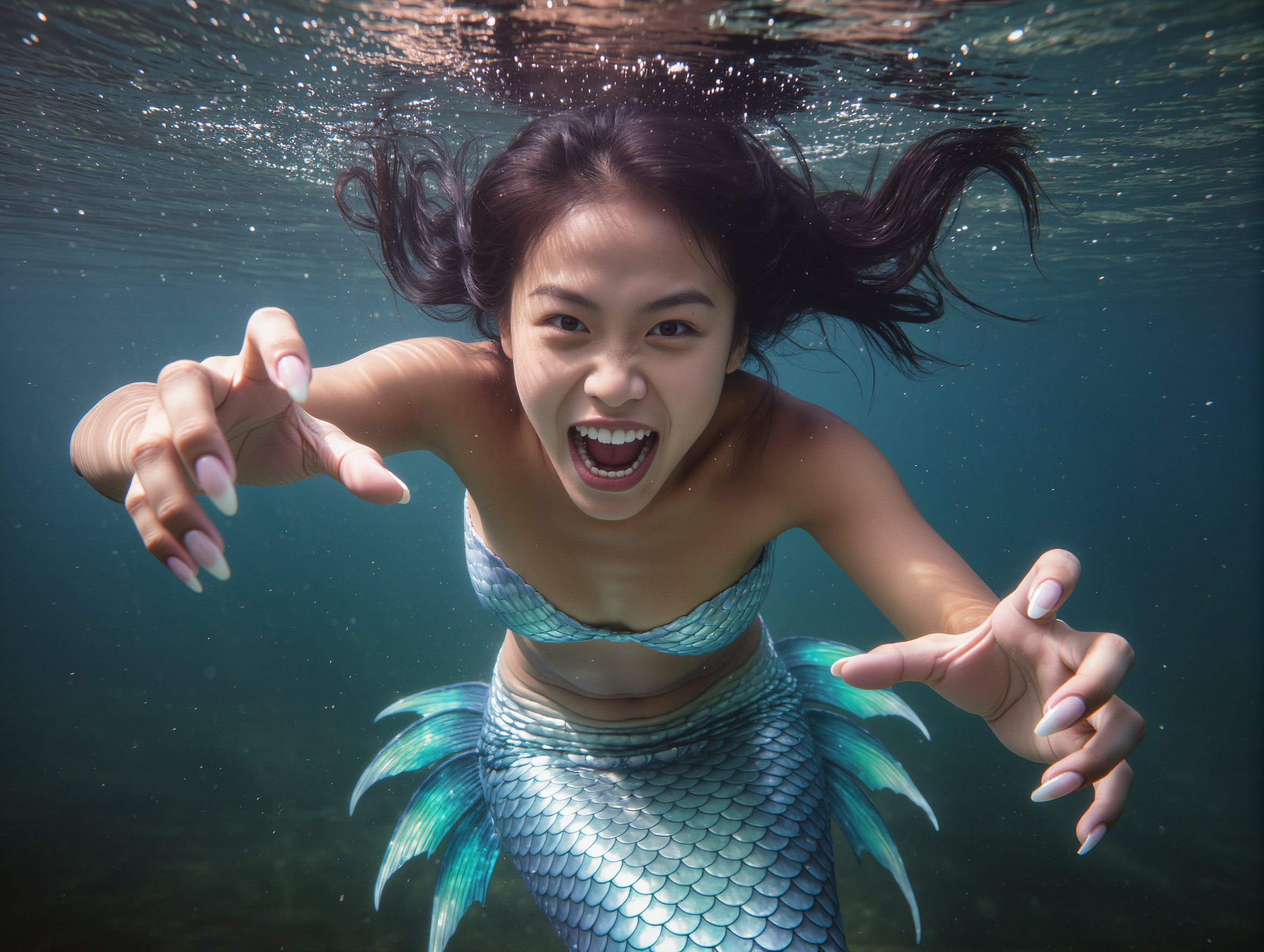 Kling AI work 307804640503857 - mermaid video AI image