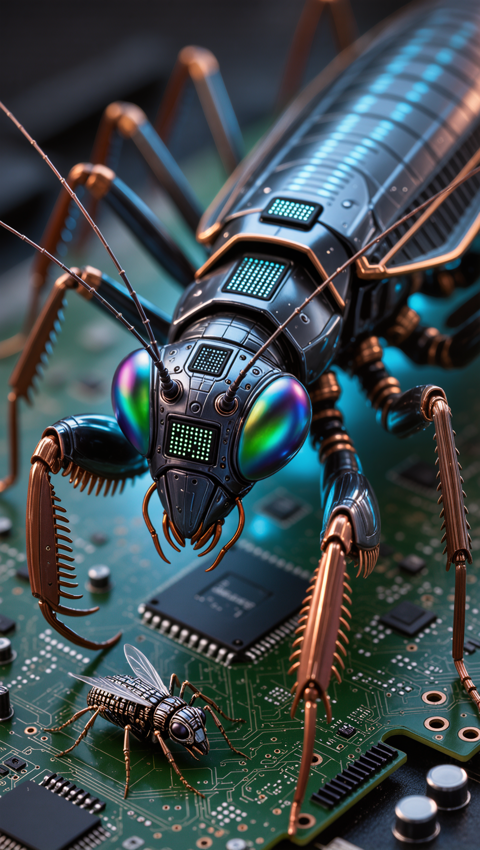 Kling AI work 288546572503190 - new mantis skin AI image