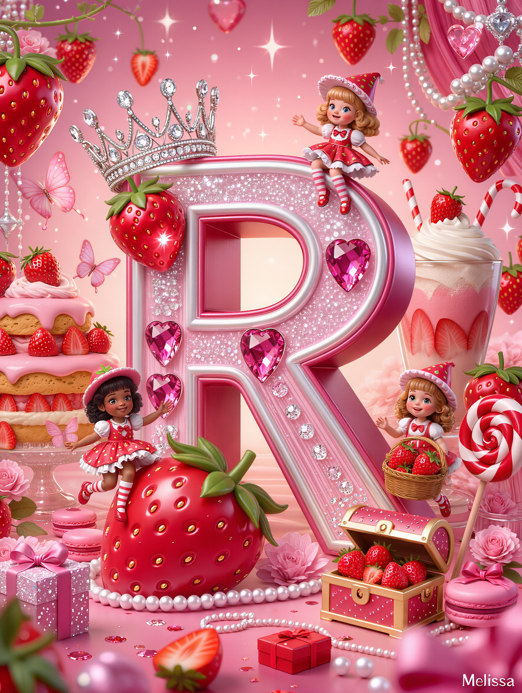 Kling AI work 312126141664027 - strawberry brunette hair AI image
