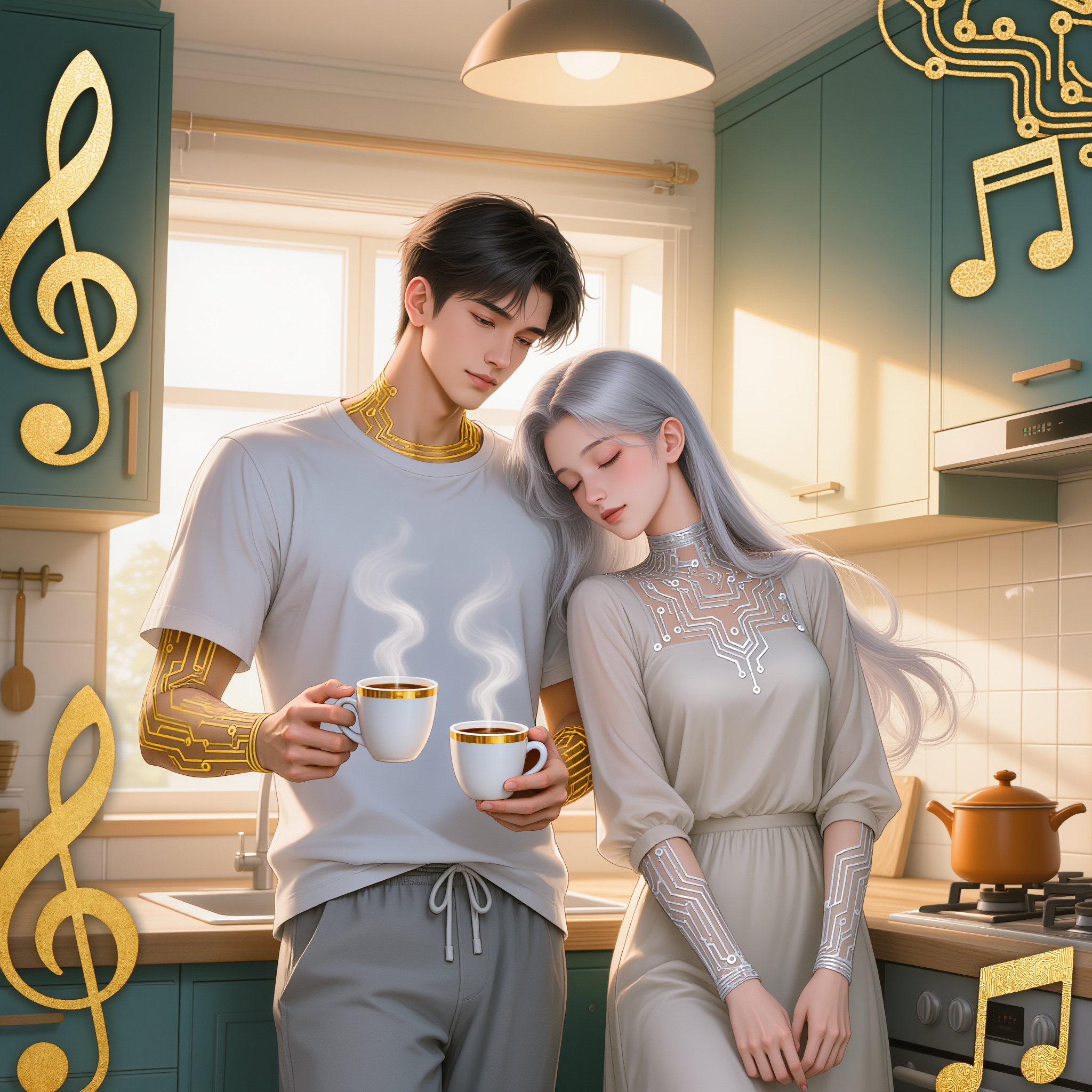 Kling AI work 308947667614380 - city album cover AI image