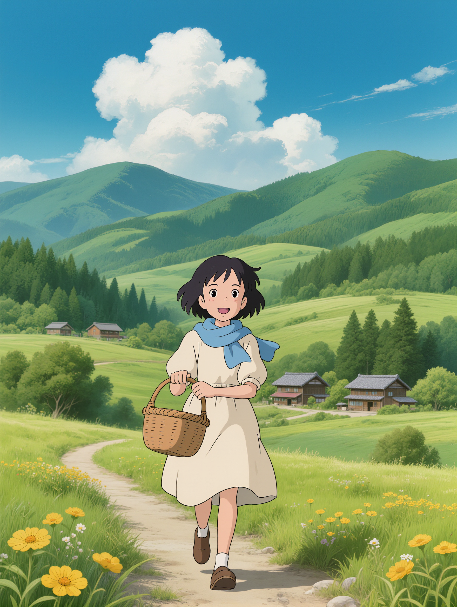 Kling AI work 308876037526385 - artbreeder ghibli AI image