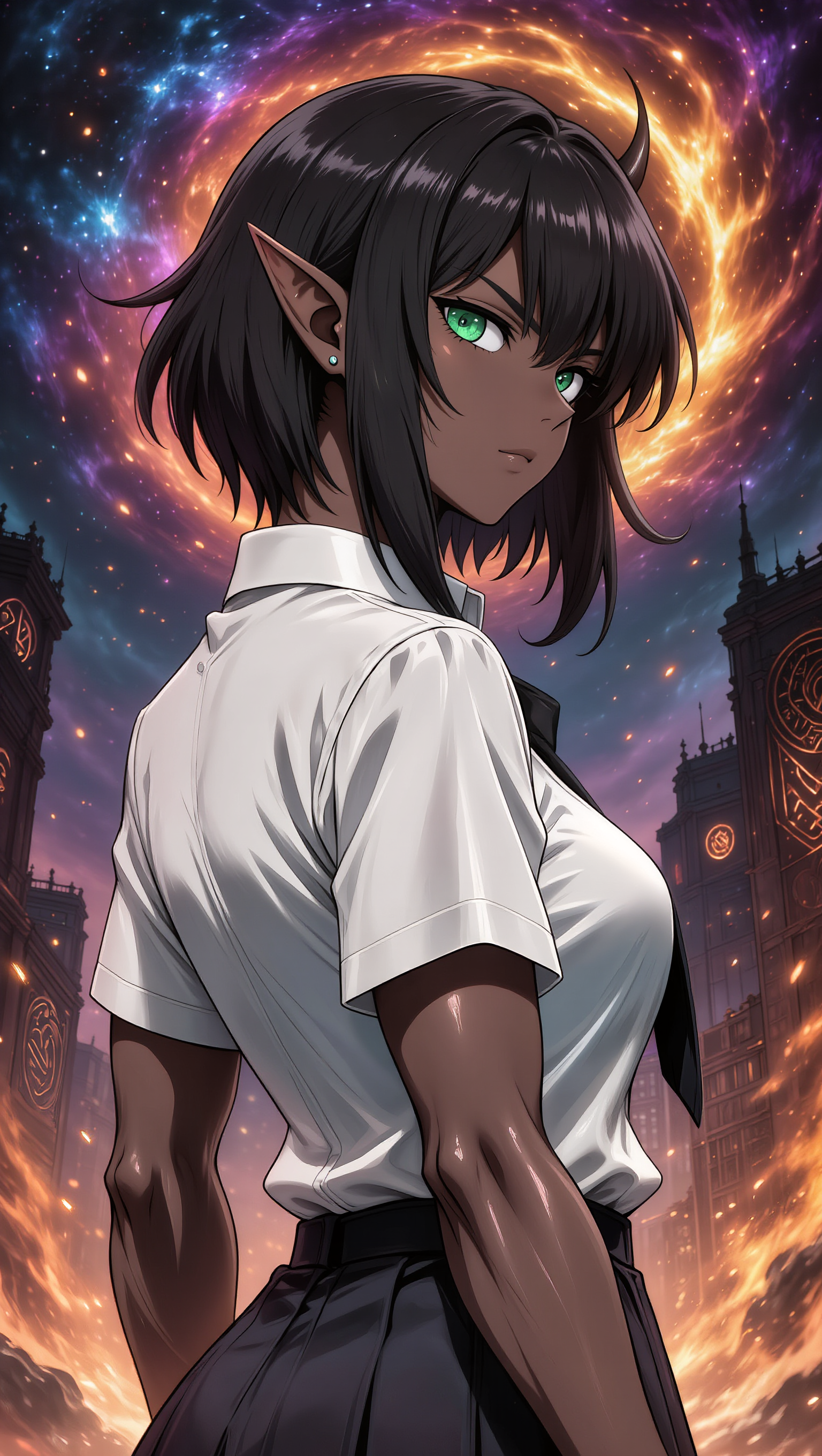Kling AI work 300931161525725 - female bangs hairstyles AI image