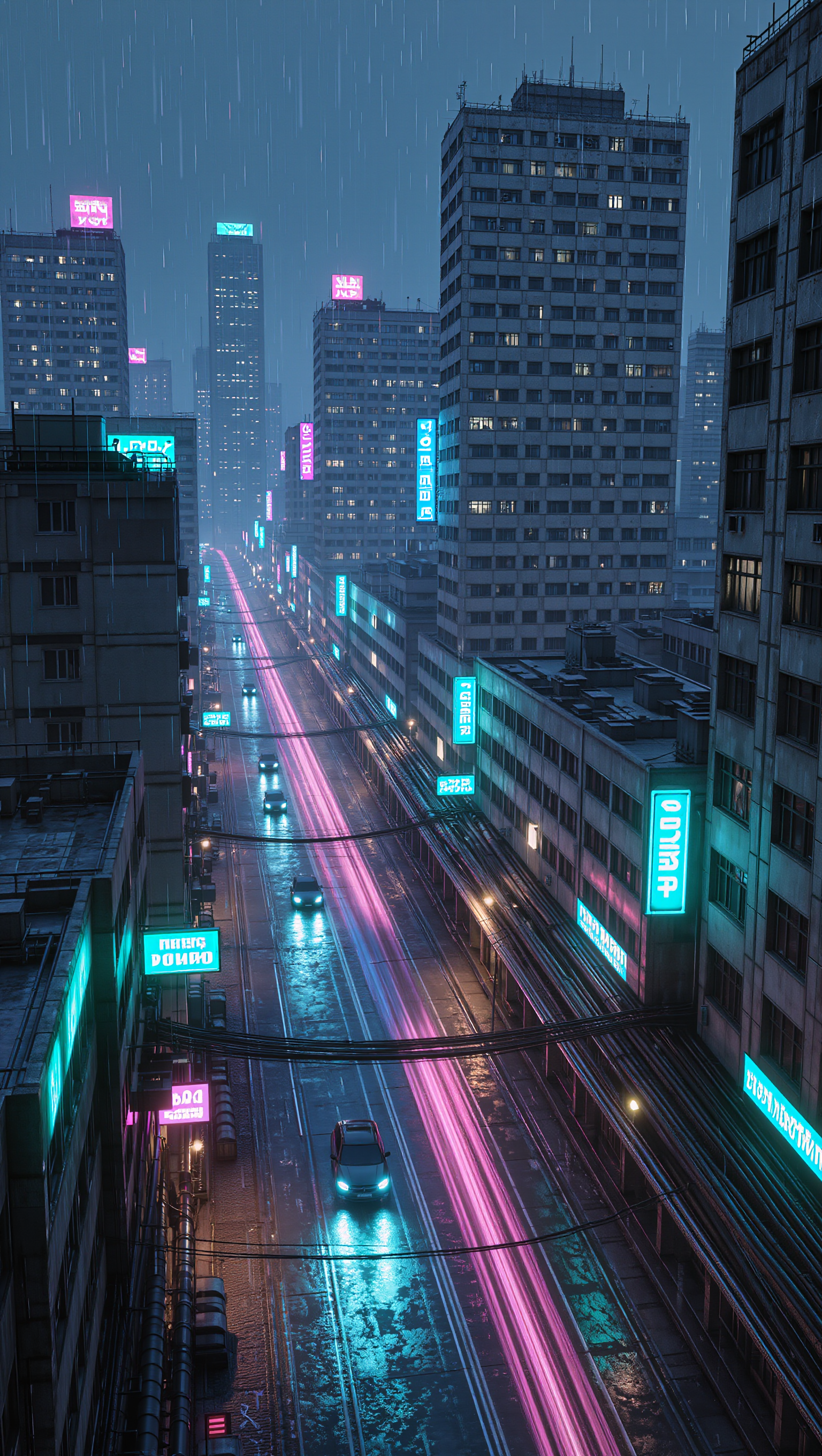 Kling AI work 296067467665214 - cyberpunk wallpaper AI image