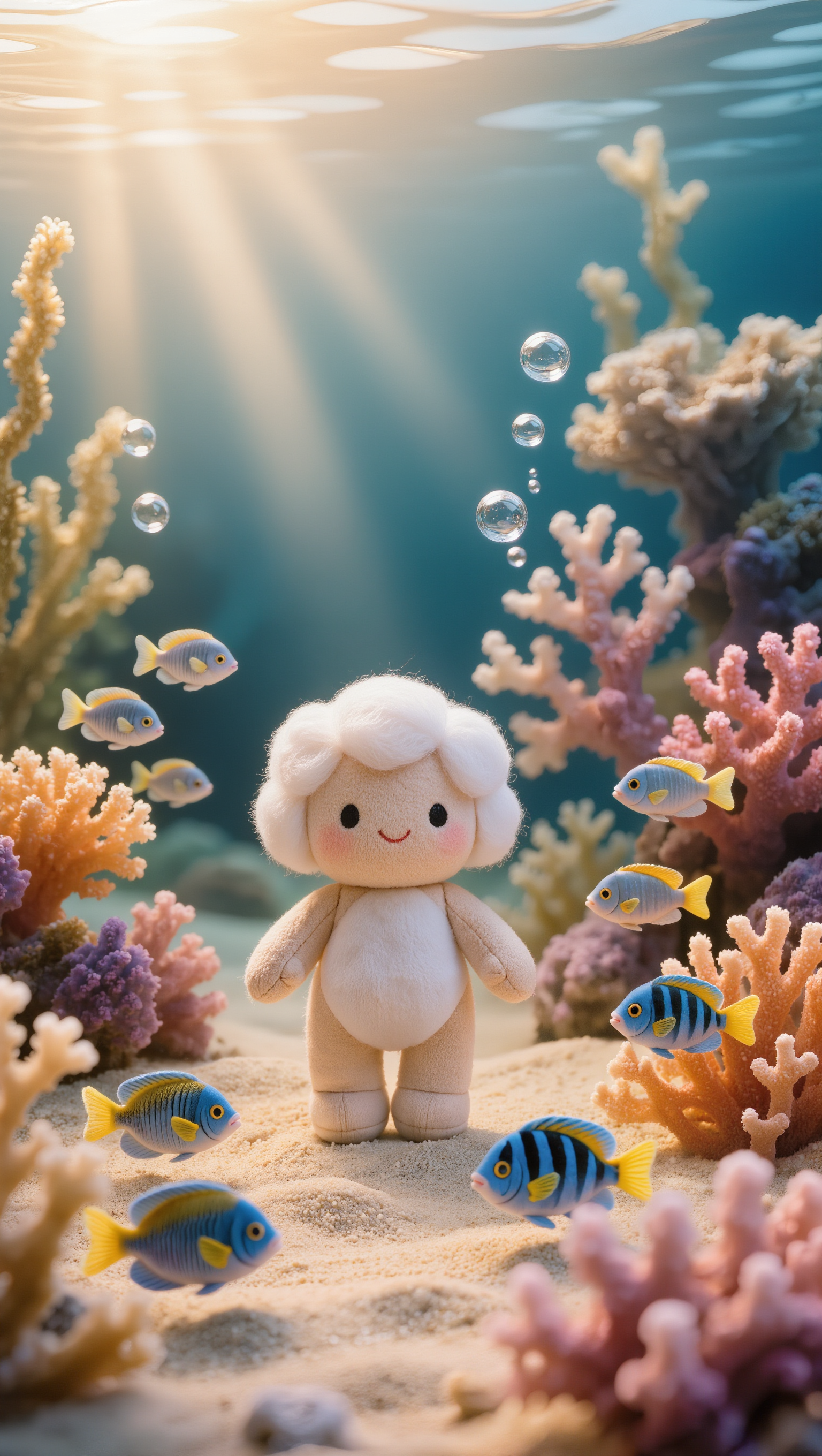 miniature ocean - ocean scene AI image