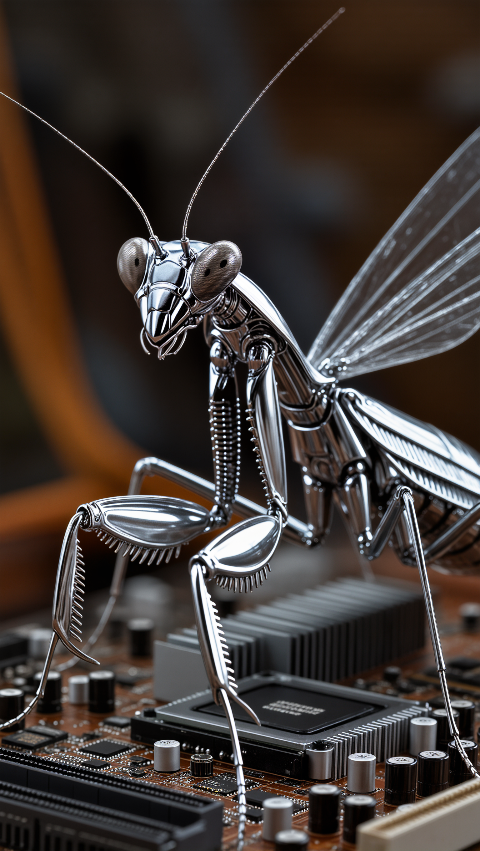 Chrome Sentinel Mantis - new mantis skin AI image