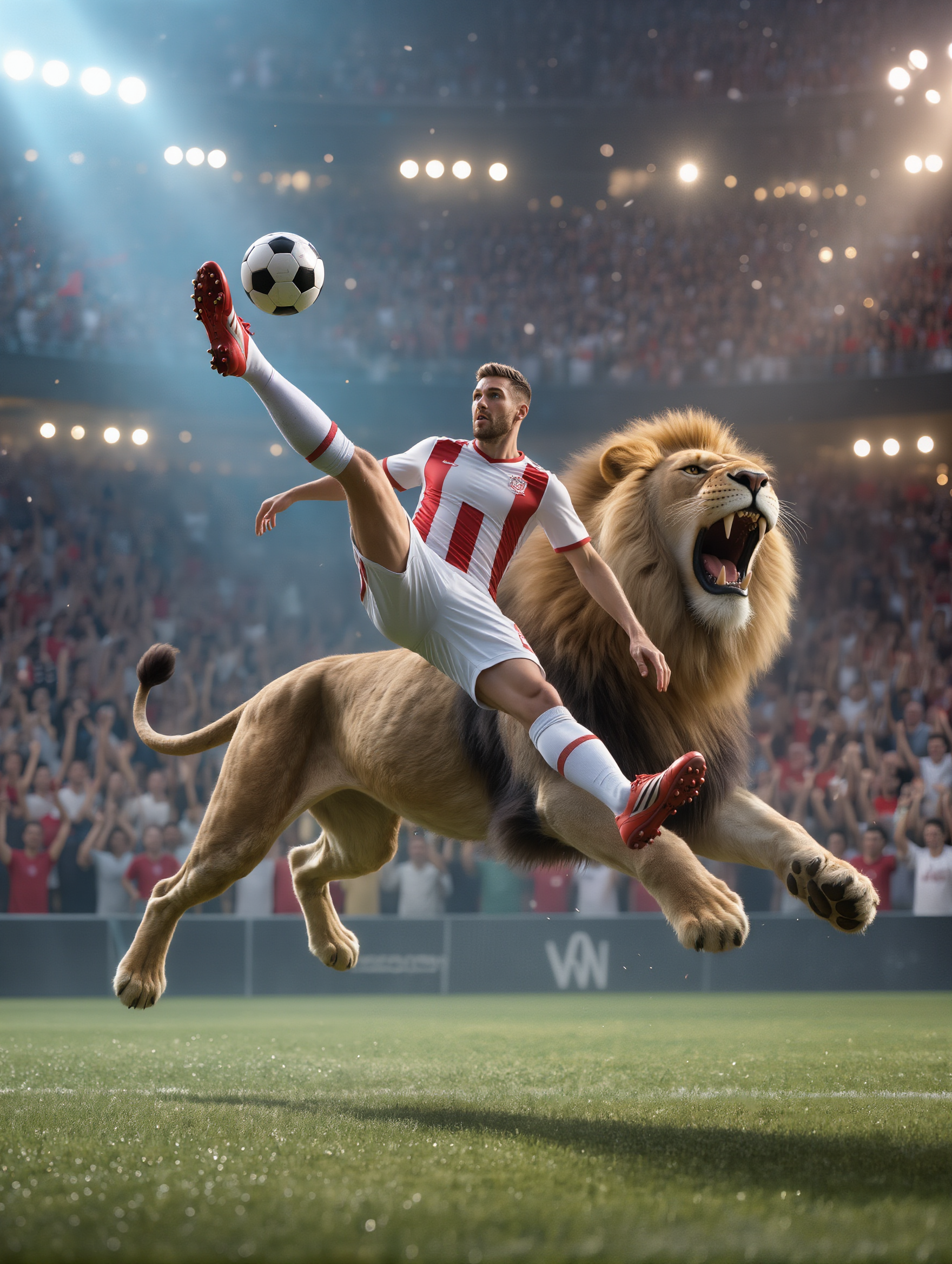 Kling AI work 313495091614127 - bicycle kick AI image