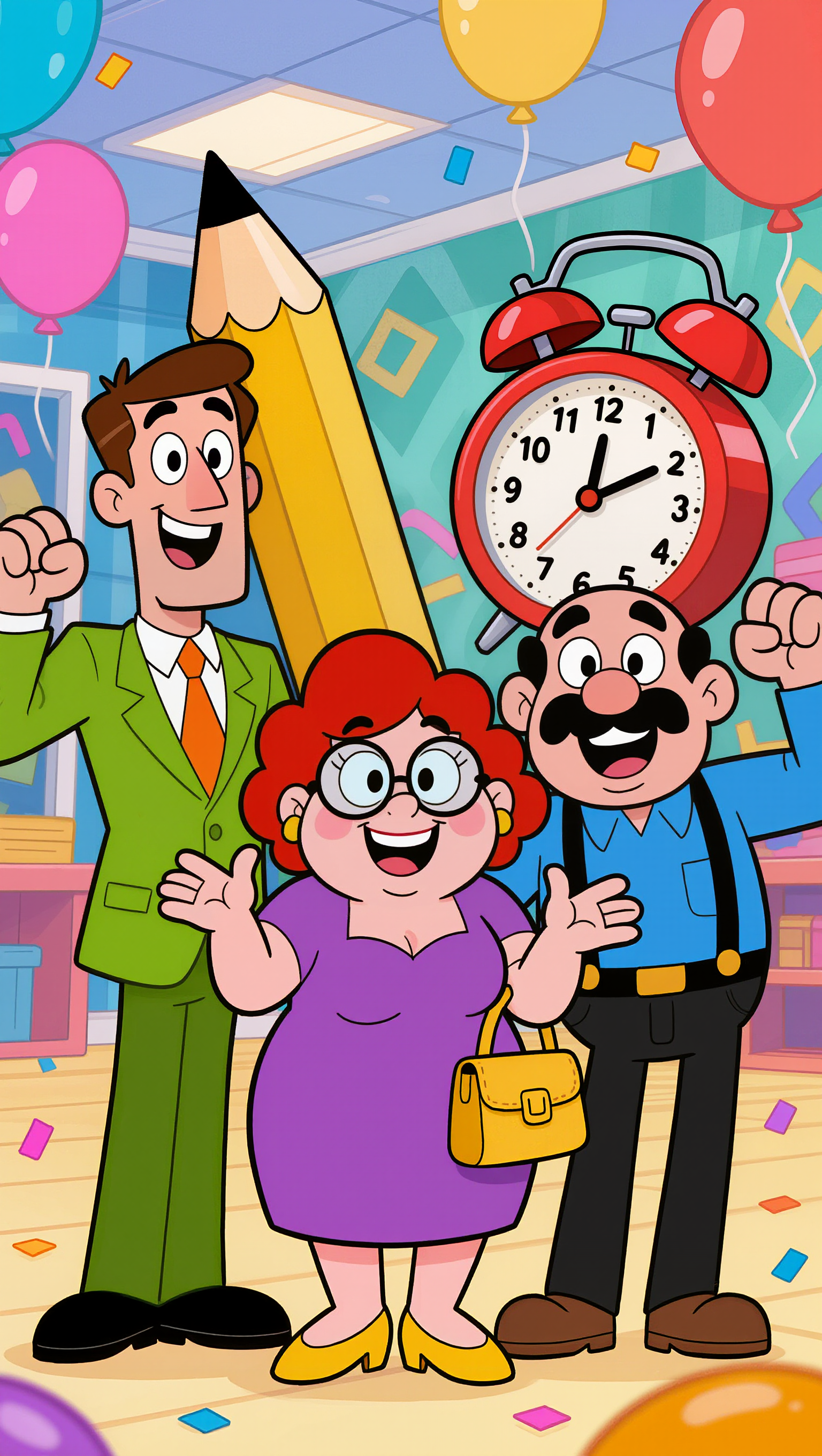 Cartoon characters  - cartoon black cartoon AI image