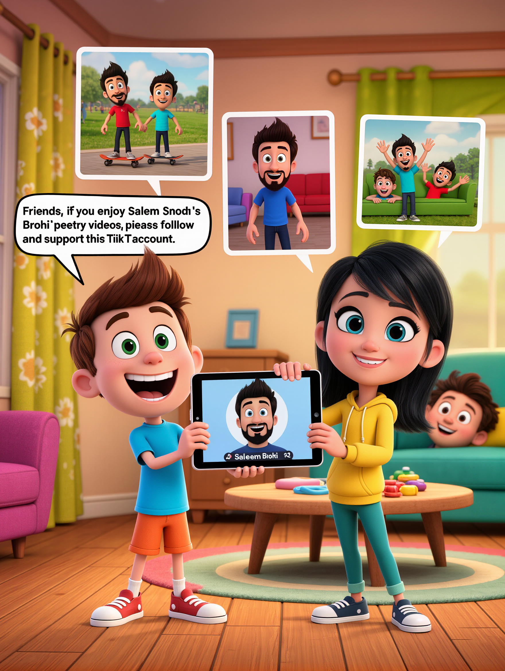 Kling AI work 314506746666523 - cartoon tiktok profile picture AI image