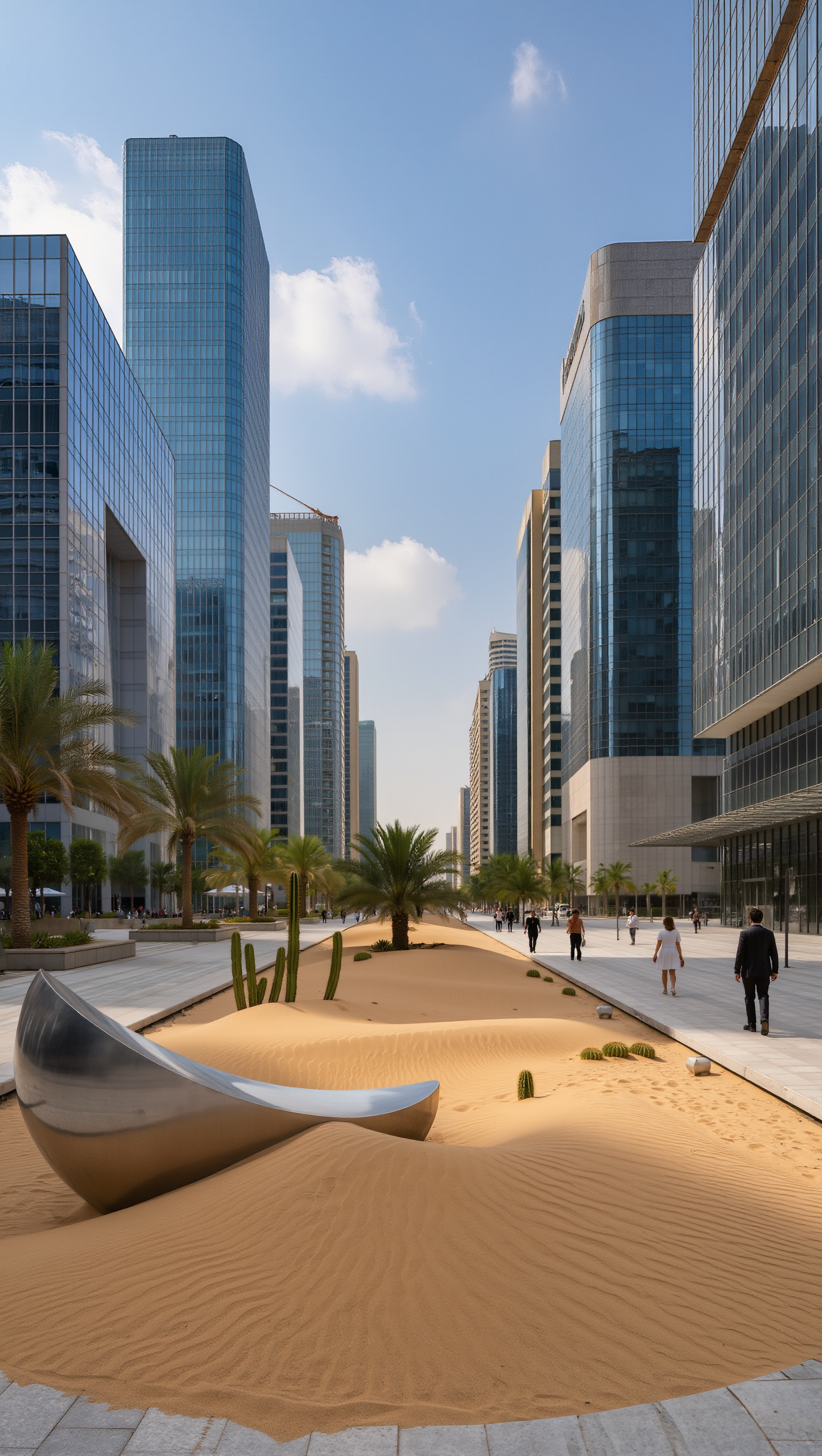 URBAN STYLE DESERT - desert youtube thumbnail AI image