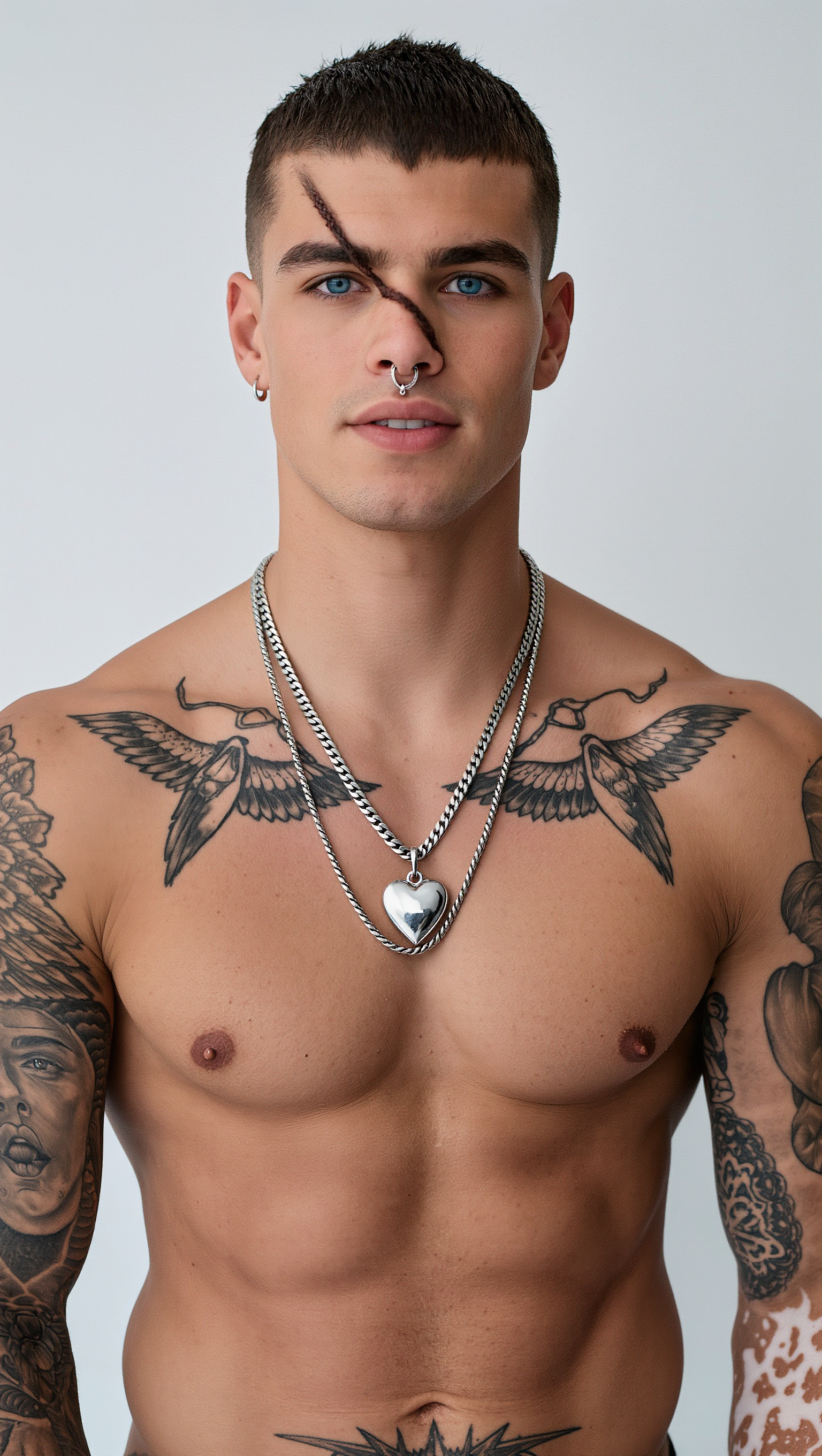 Kling AI work 300487917522344 - textured haircut male AI image
