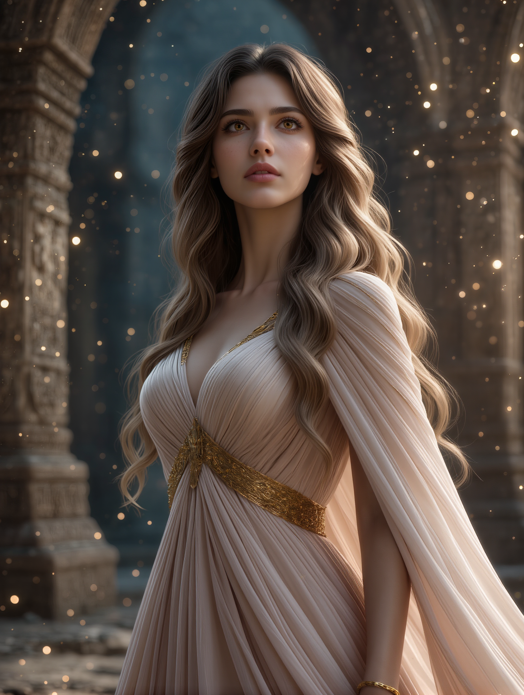 Elara - what would i look like blonde hair AI image