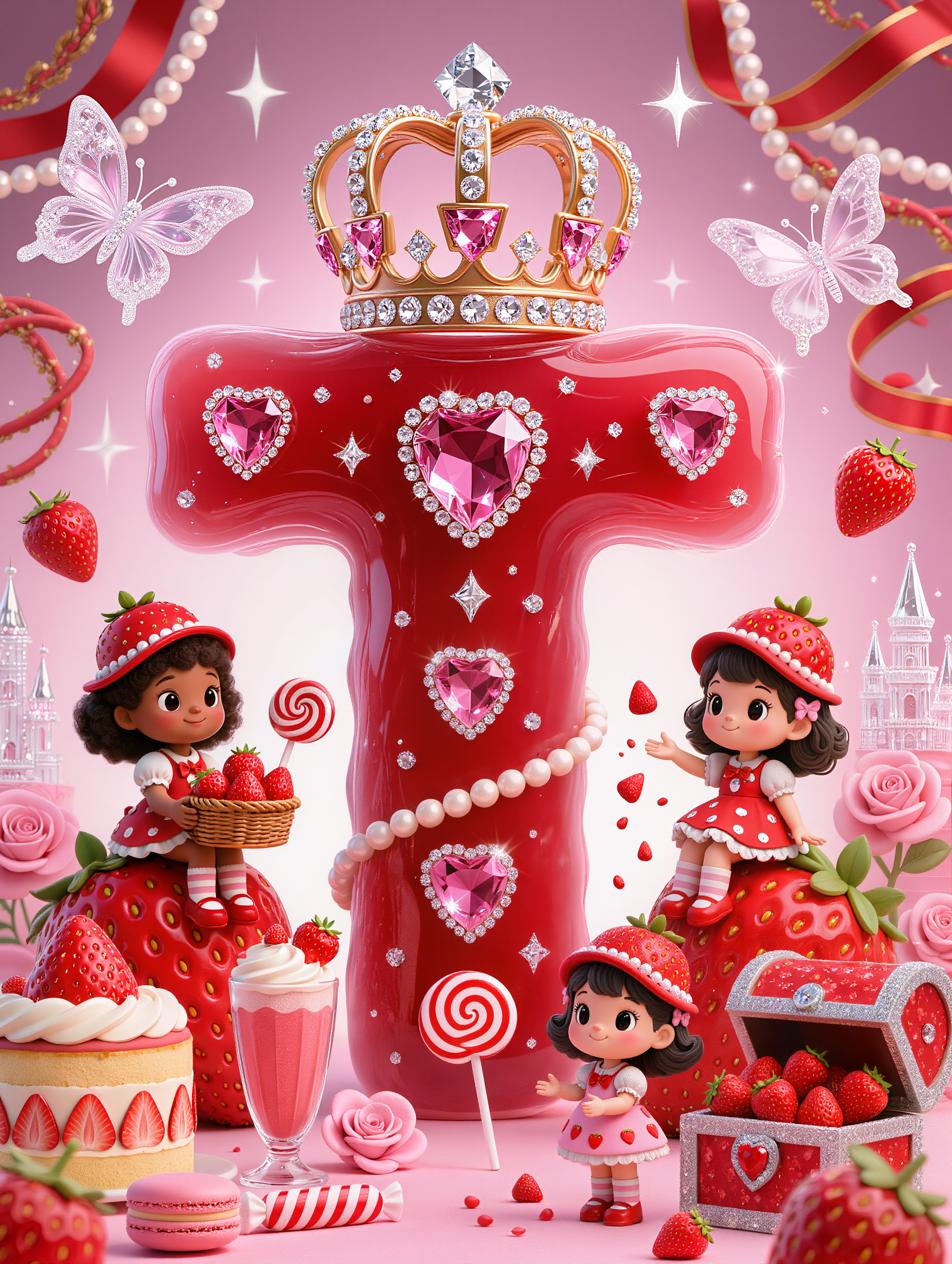 Kling AI work 312126331504805 - strawberry brunette hair AI image