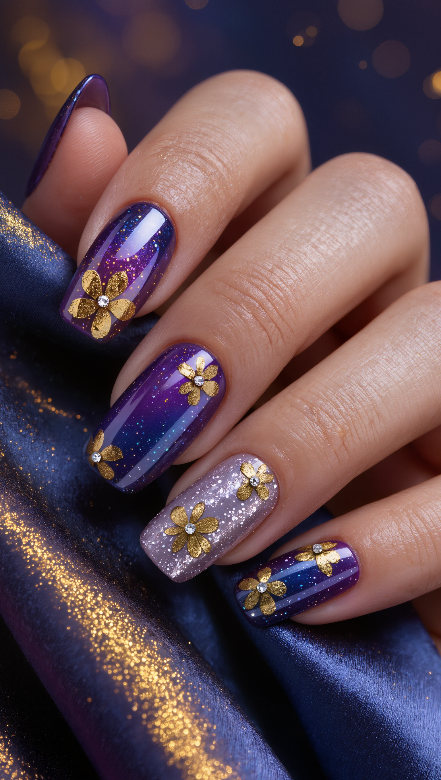 Kling AI work 317410213528165 - palm tree nail designs AI image