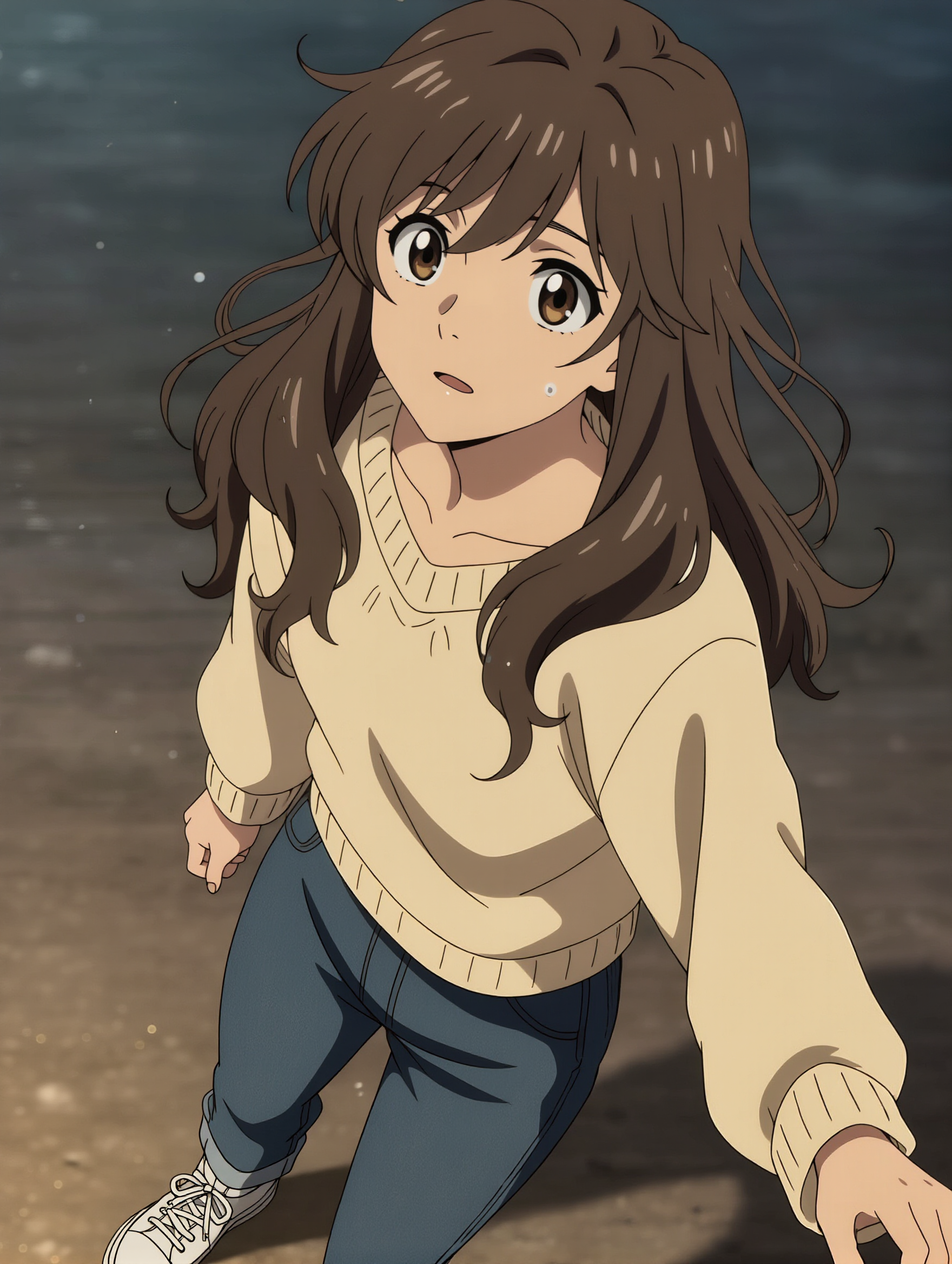 Kling AI work 318446410500939 - anime eyes reference AI image