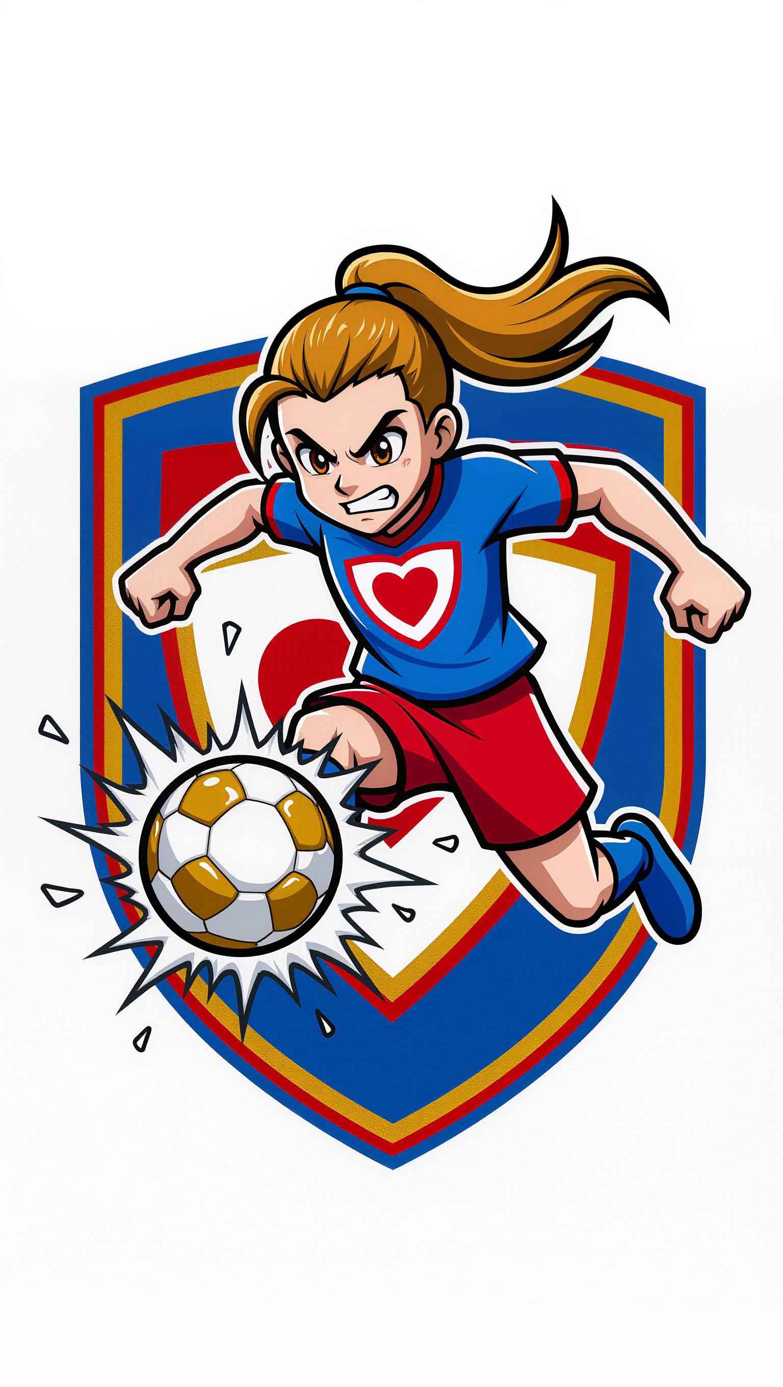 Kling AI work 299271863656960 - football team logo maker AI image