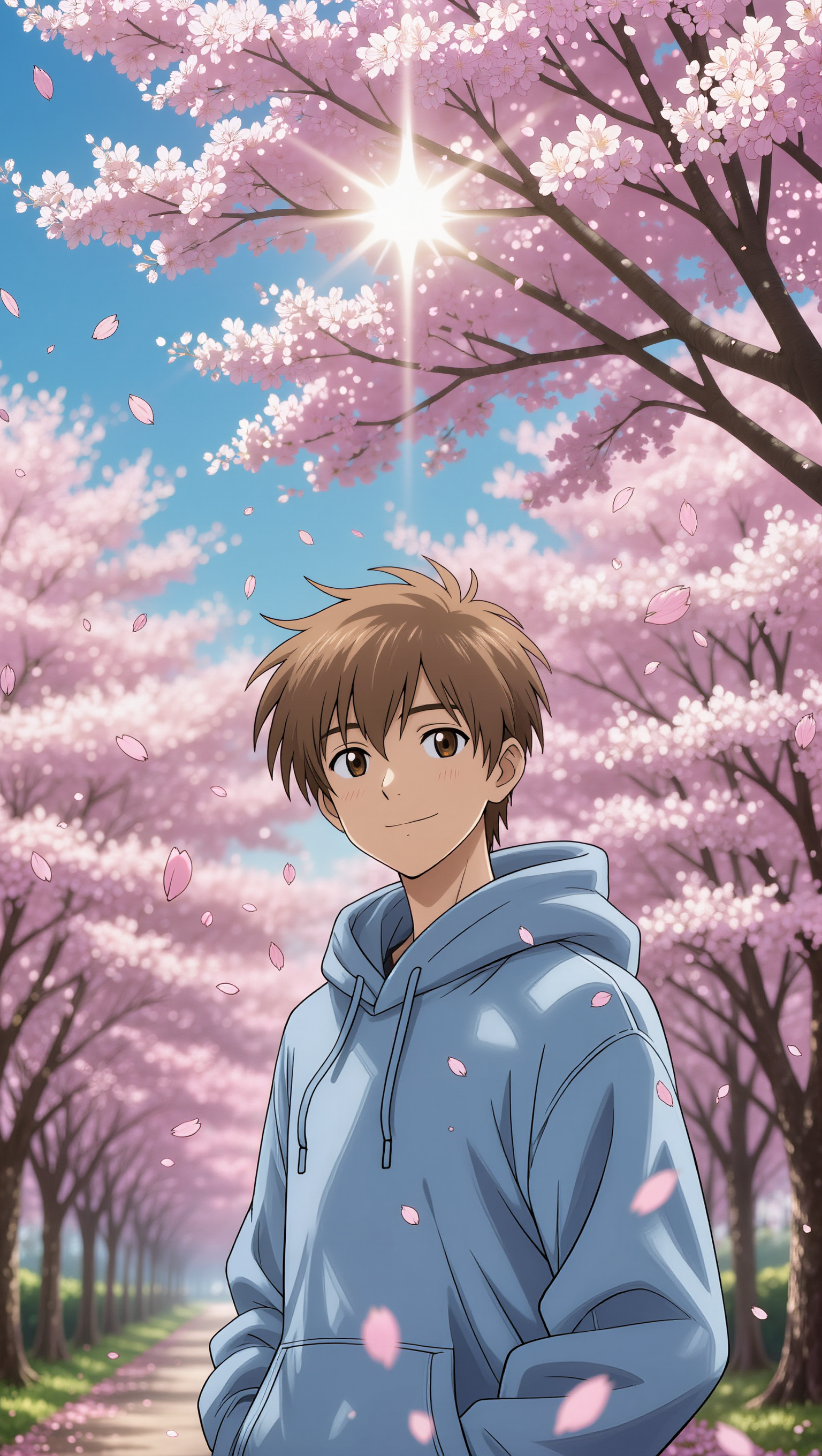 Kling AI work 313340896526436 - blonde anime boy AI image