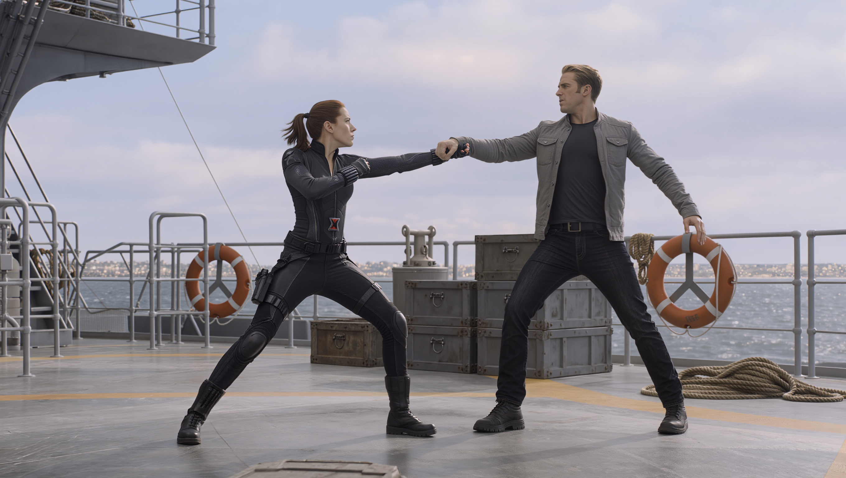 Kling AI work 309850693611687 - fighting scene AI image