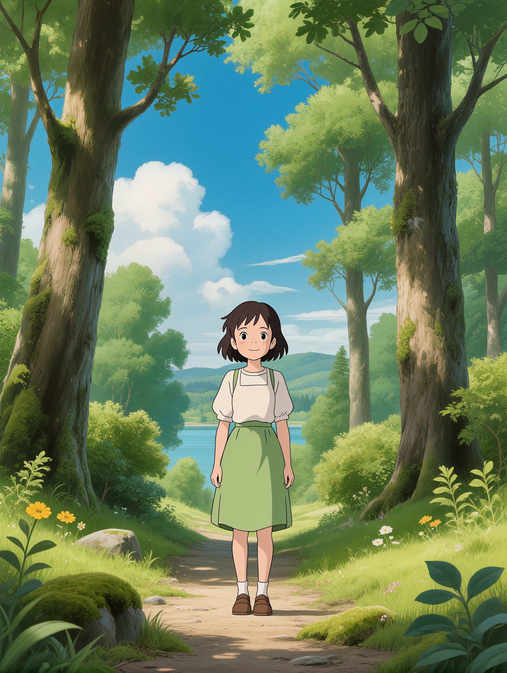 Kling AI work 317197203325955 - artbreeder ghibli AI image