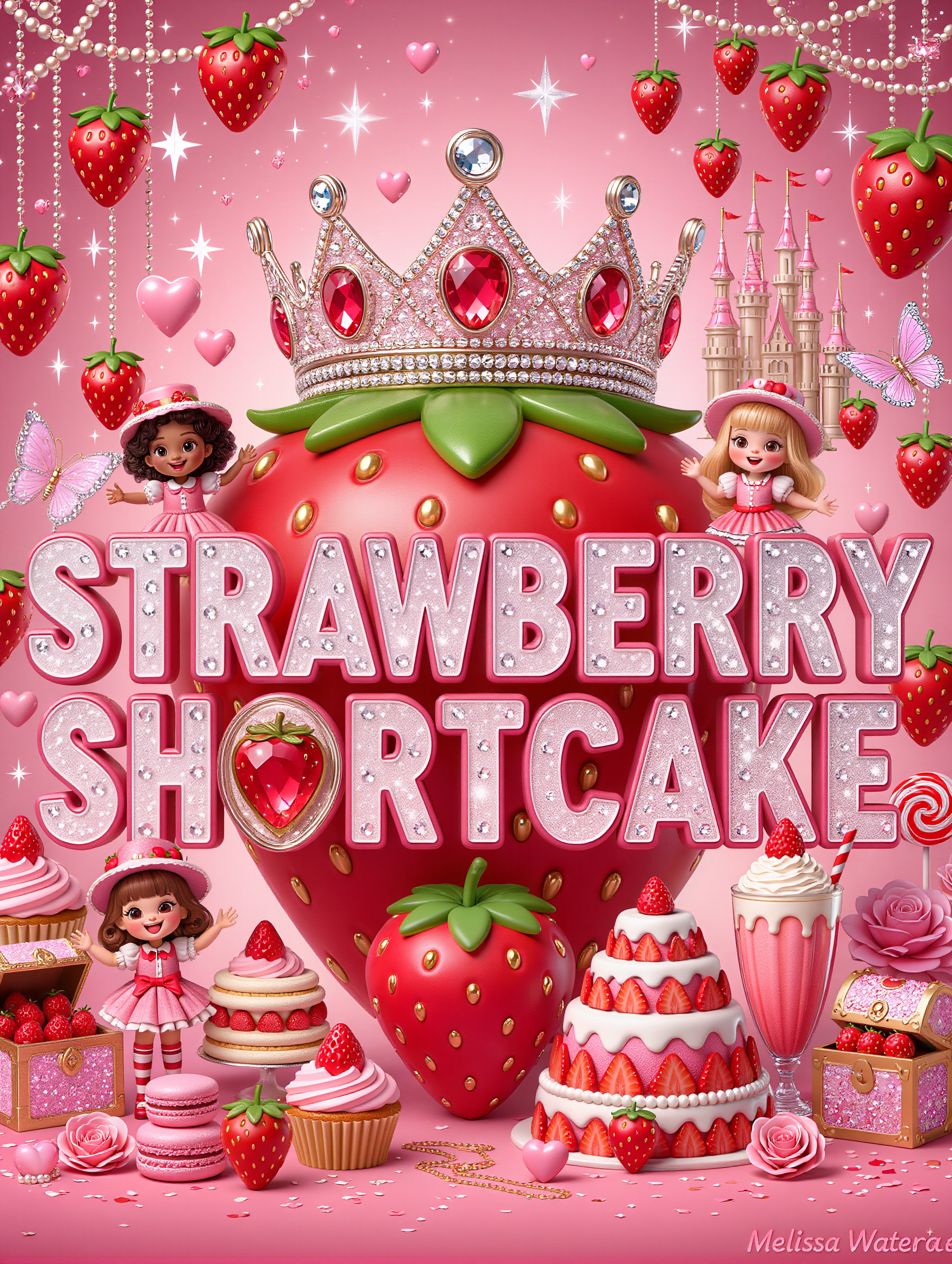 Kling AI work 312127090501855 - strawberry brunette hair AI image