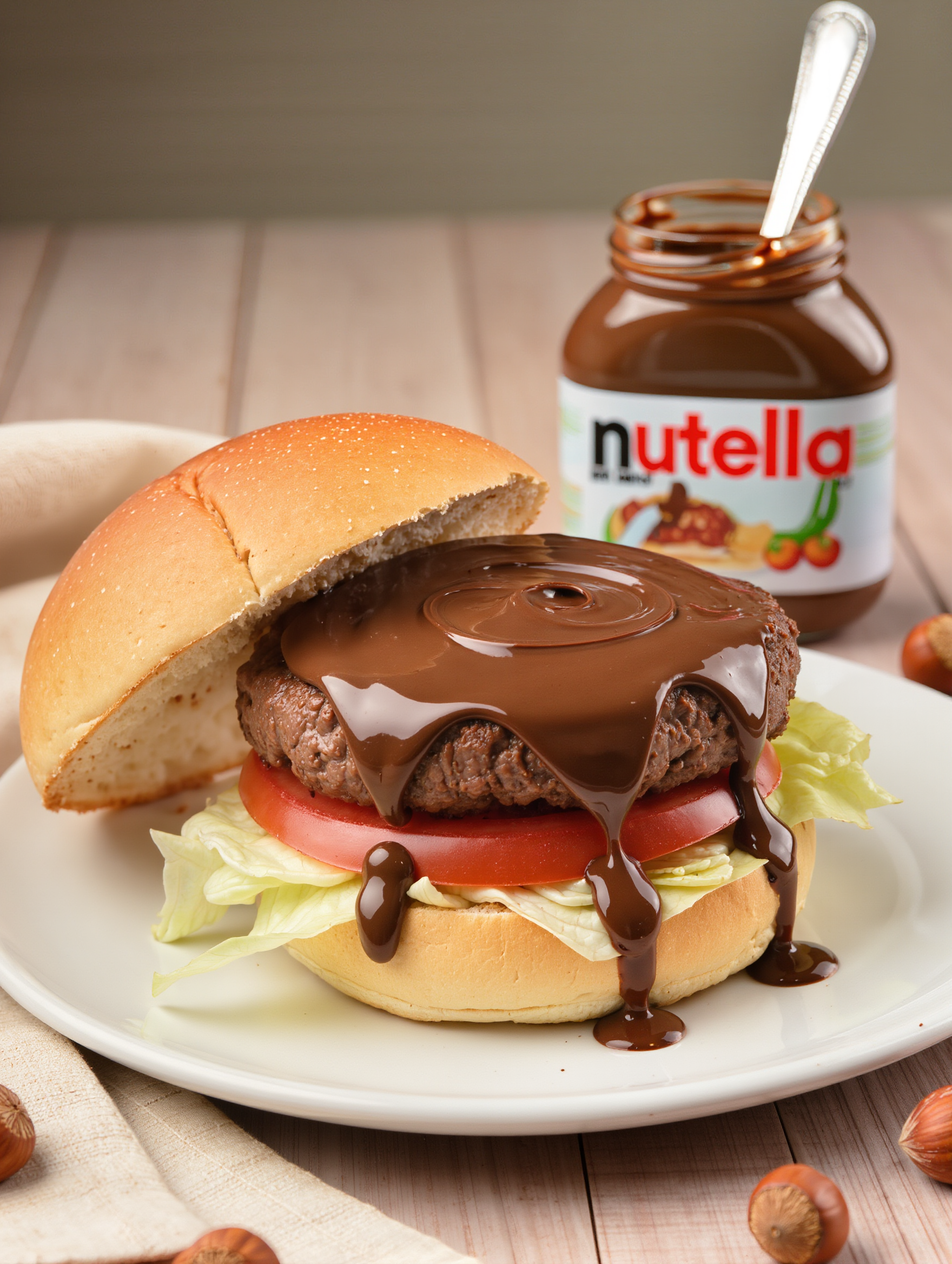 Kling AI work 316770620506283 - burger desktop wallpaper AI image