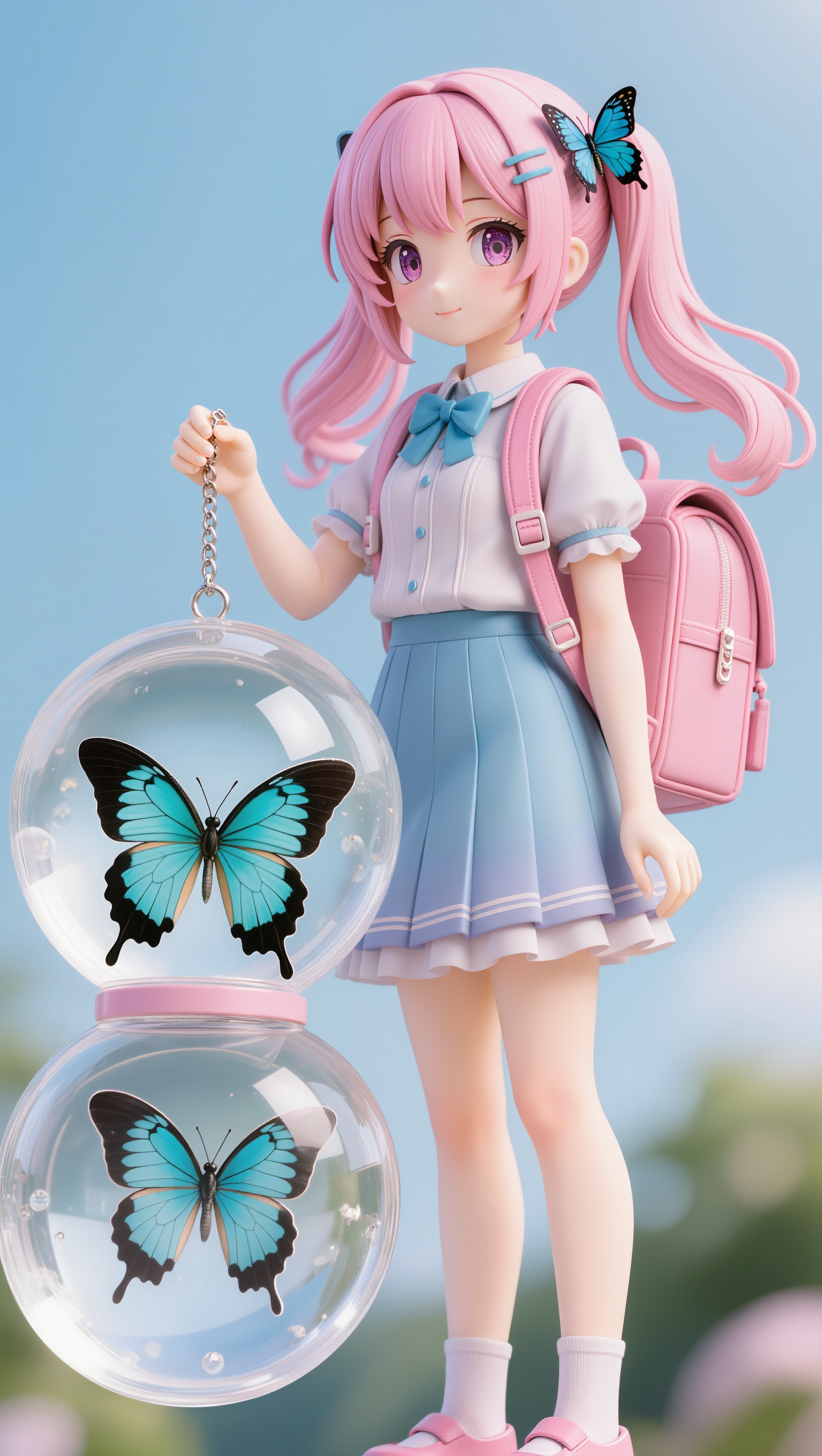 Kling AI work 299762050522880 - animated girl AI image