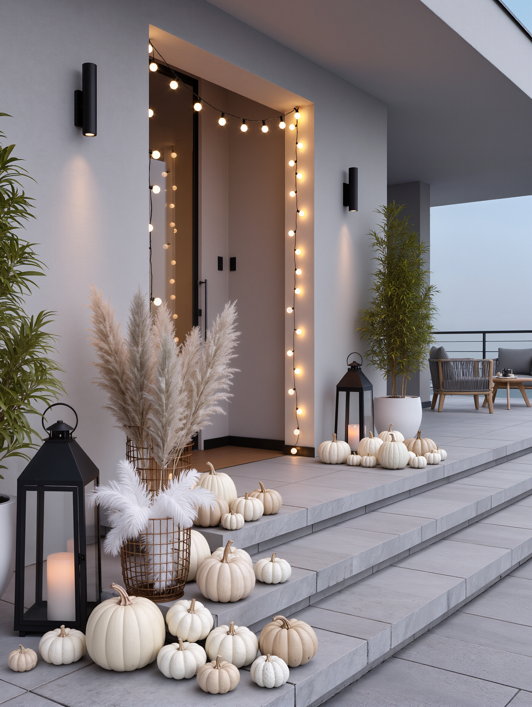 Outdoor Halloween Decor - h-a-l-l-o-w-e-e-n song AI image