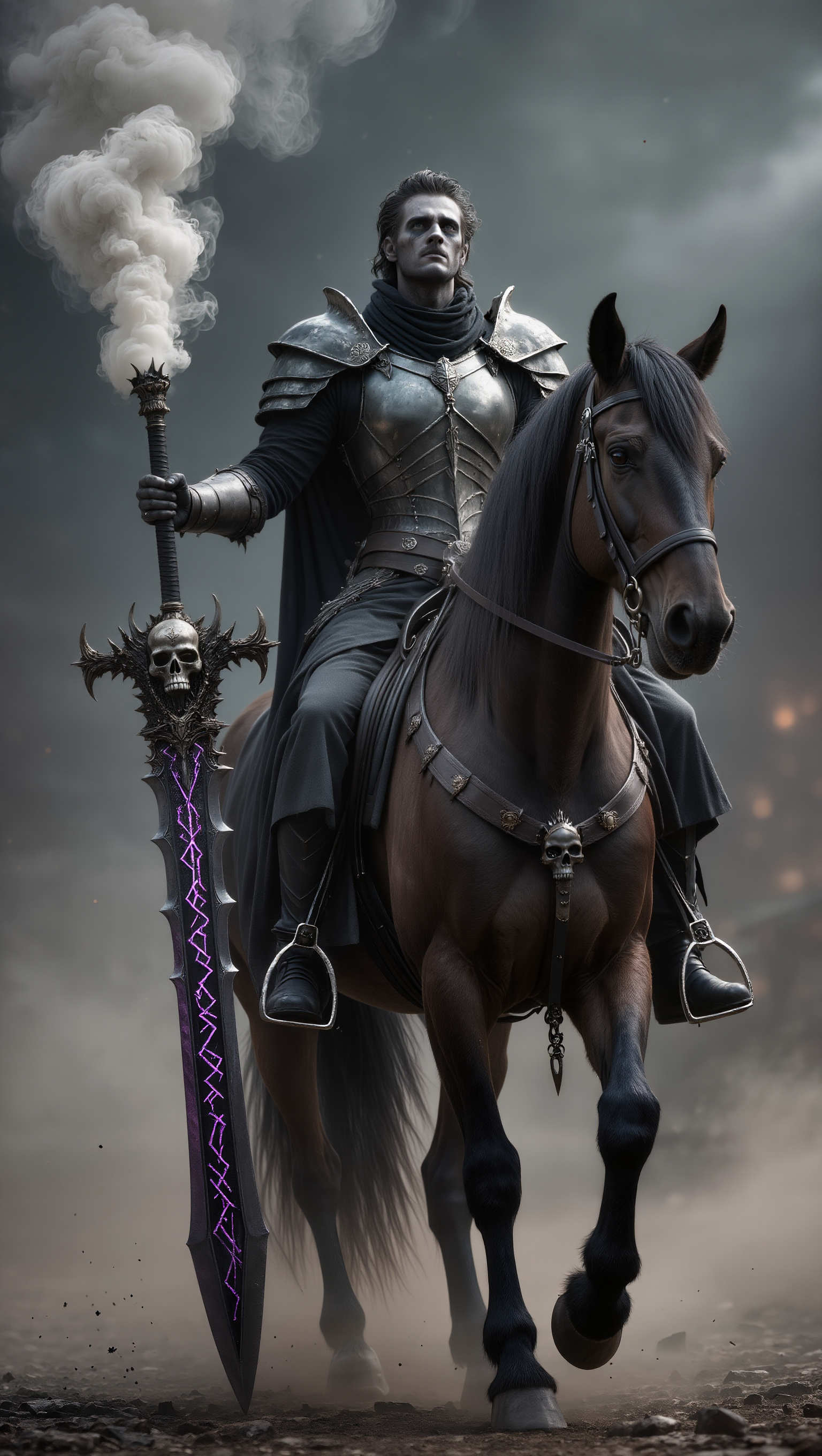 Kling AI work 310014048505738 - dark souls cinematic screenshot AI image