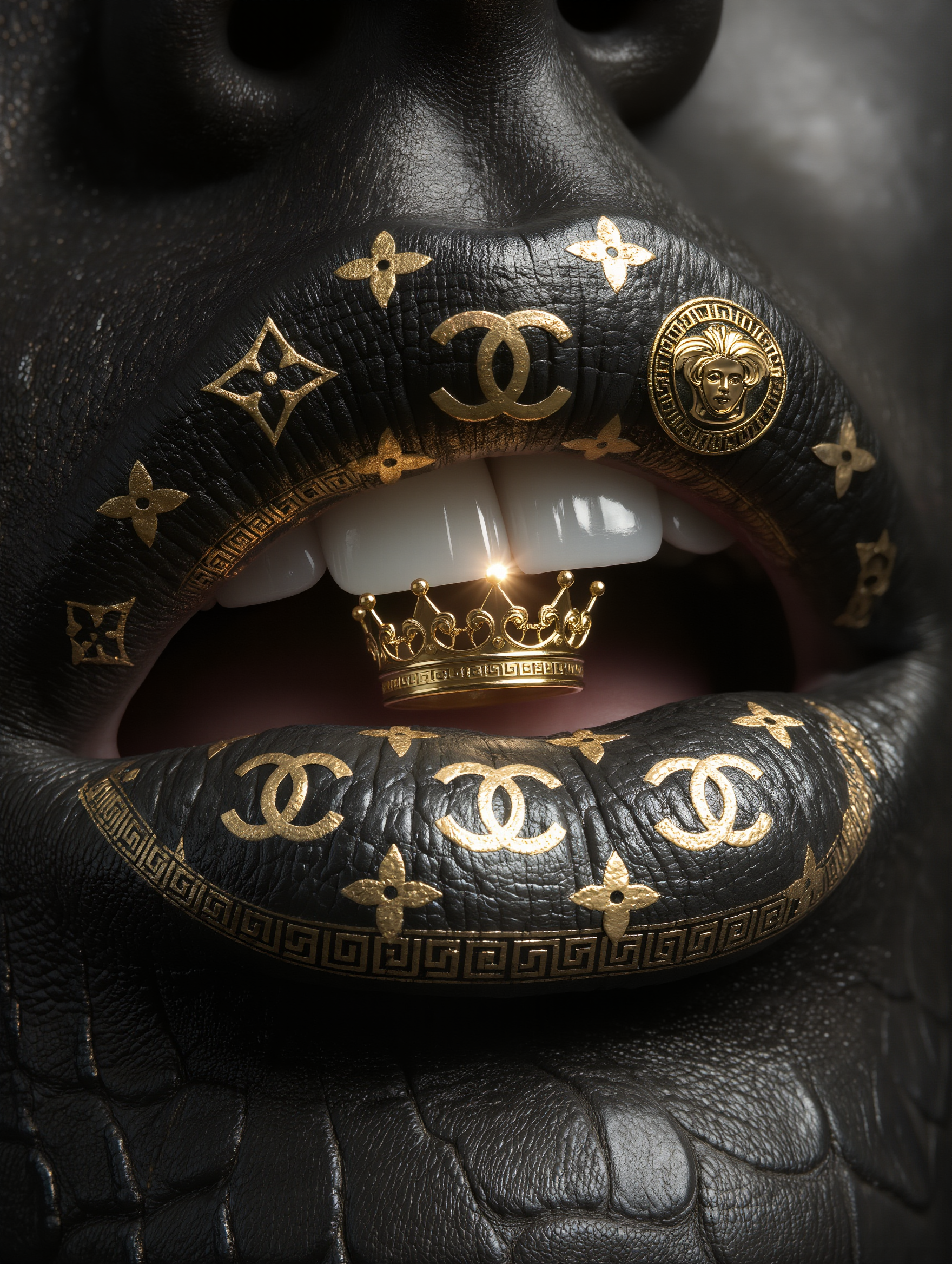 Kling AI work 308526694532491 - parted lips AI image