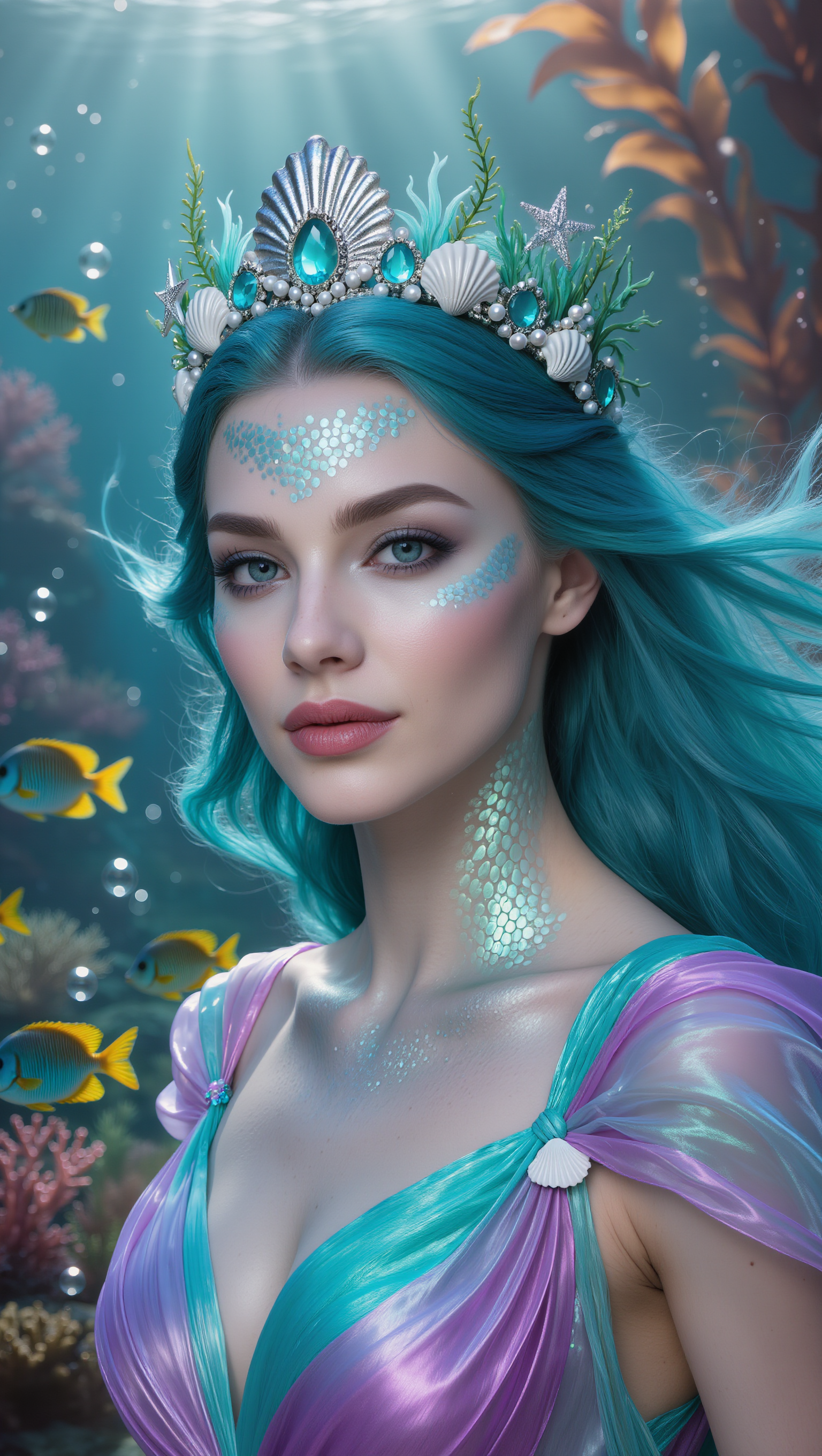 Kling AI work 308816258663031 - real mermaid images AI image
