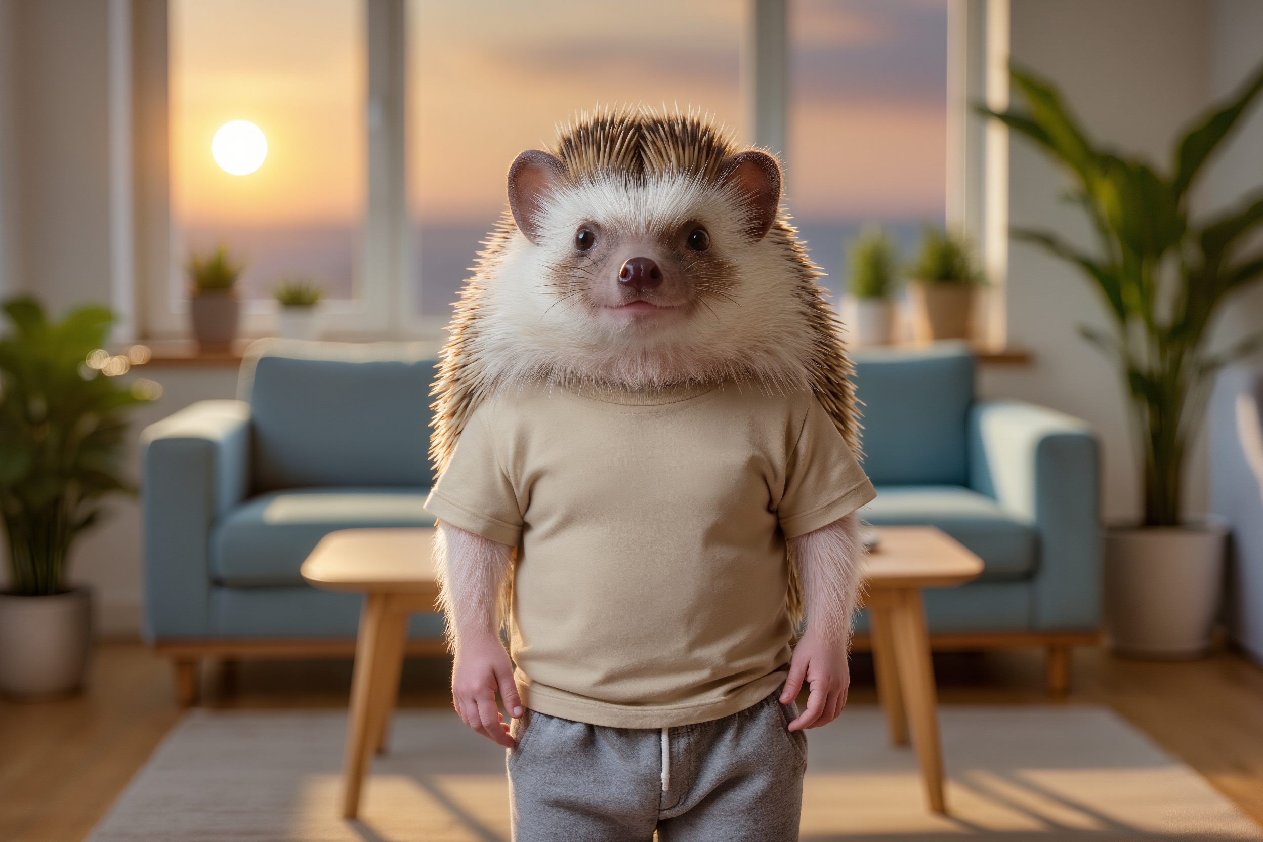 Kling AI work 309377230665635 - how to make an outfit for a raccoon human hybrid AI image