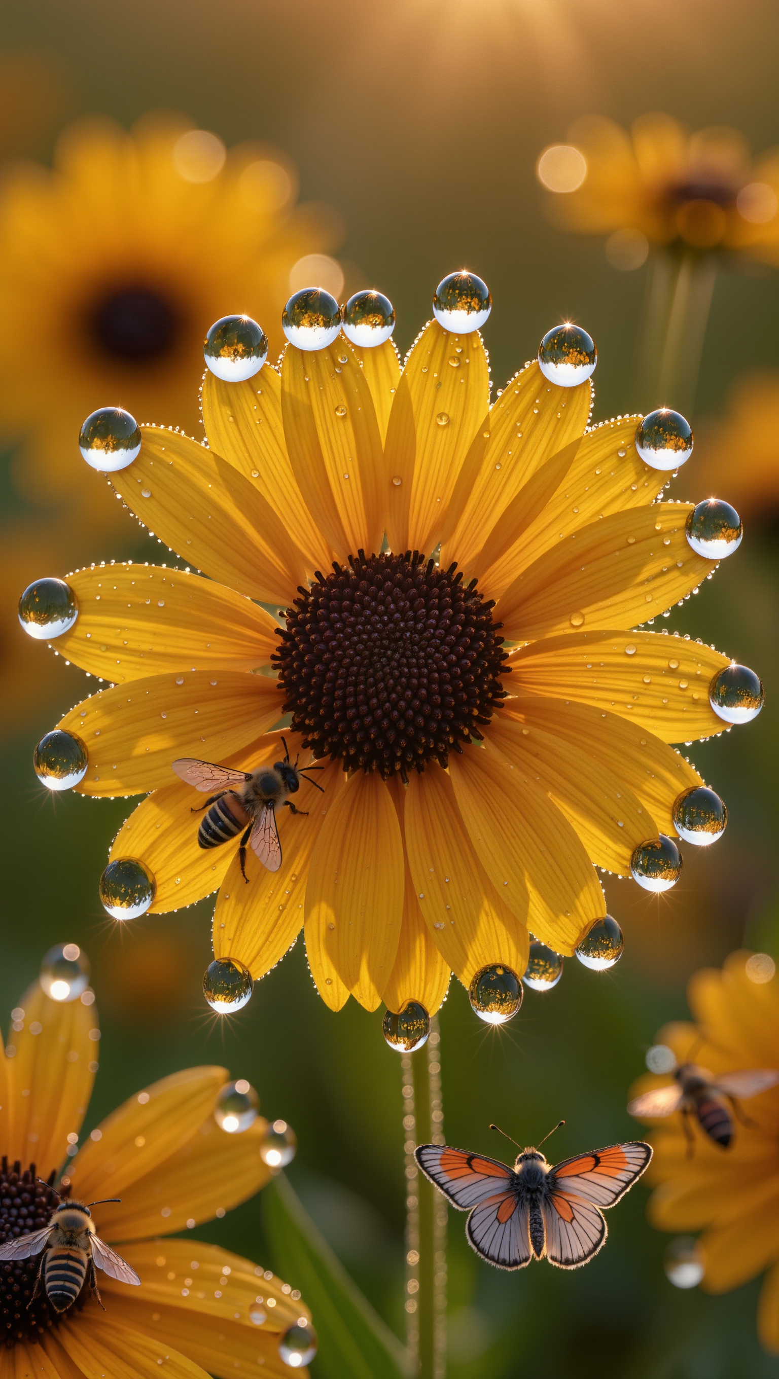 Flowers - pictures of flowers in nature AI image
